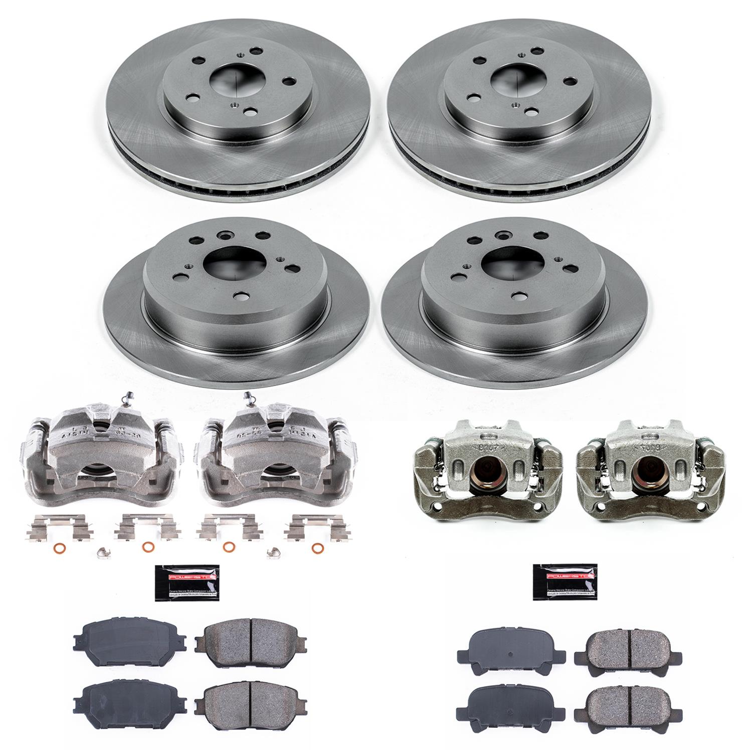 PowerStop Rotor Kit | 2012–2017 Toyota Camry (SC6520) main image 0