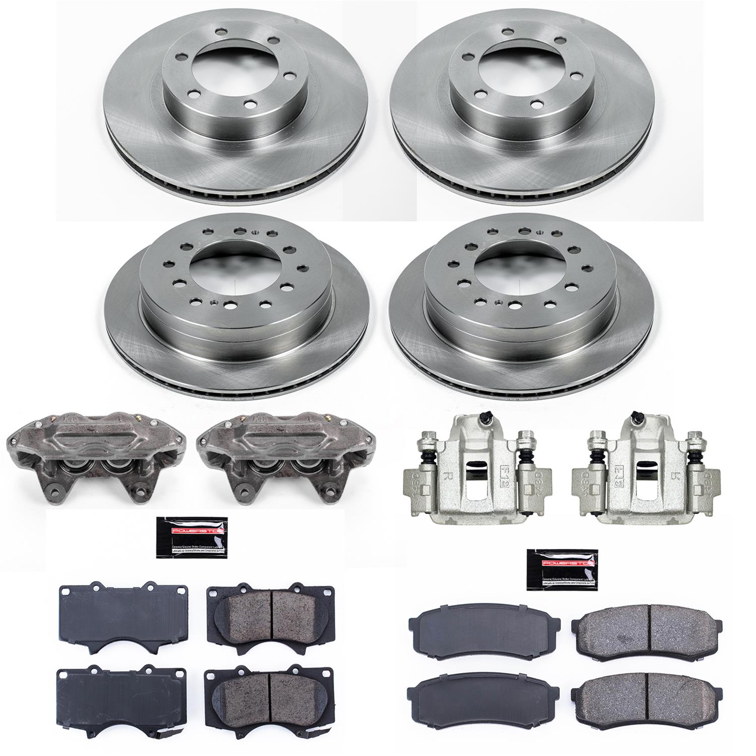 Power Stop 03-09 Toyota 4Runner Front & Rear Autospecialty Kit w/Cals (Bundled Kit) thumbnail 2