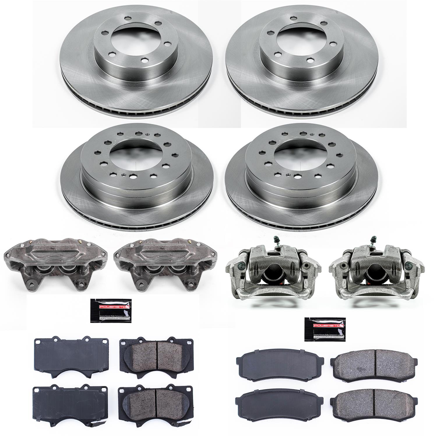 Power Stop 03-09 Lexus GX470 Front & Rear Autospecialty Kit w/Cals (Bundled Kit) thumbnail 2
