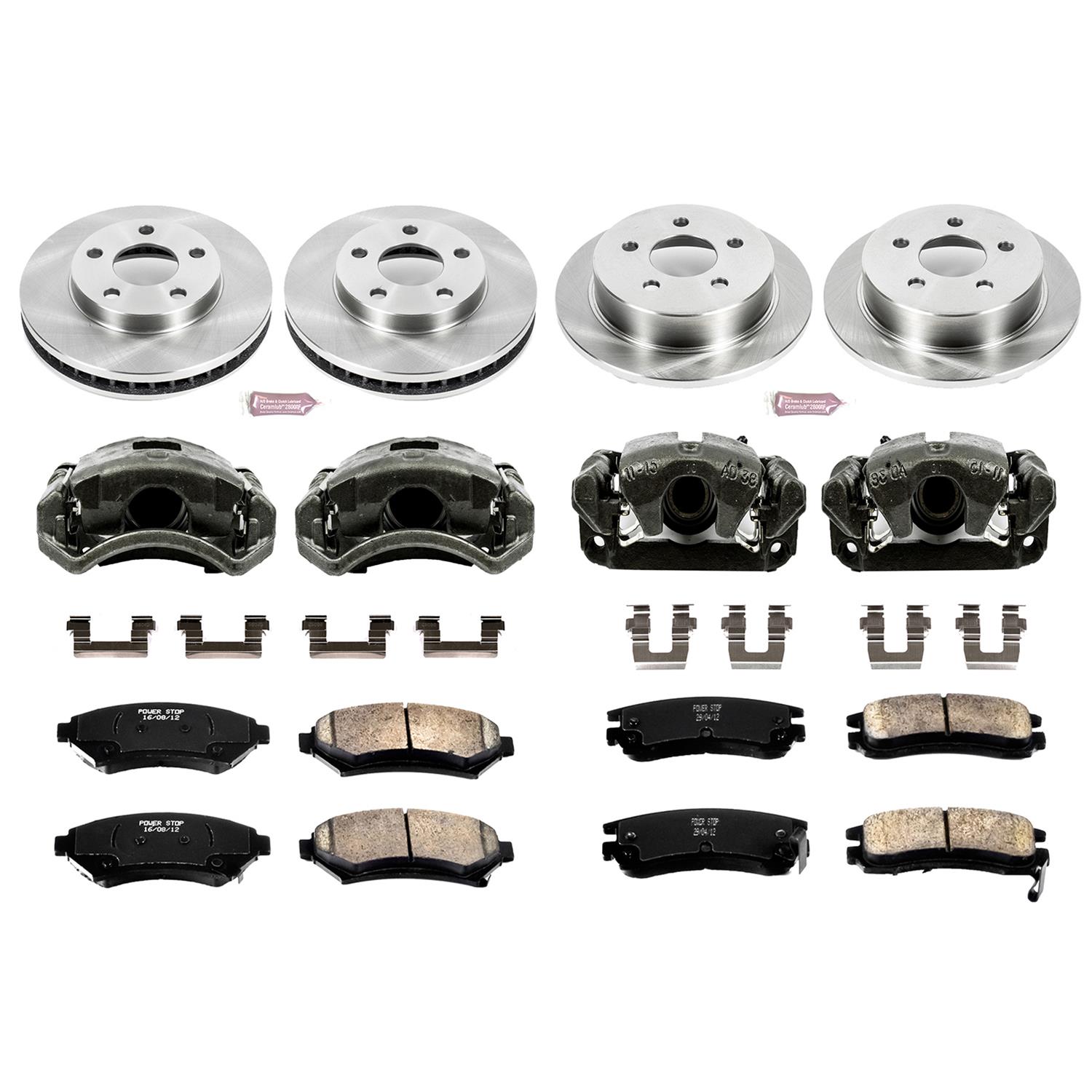 Power Stop 04-05 Buick Century Front & Rear Autospecialty Brake Kit w/Calipers (1x psbKCOE2553, 1x psbKCOE1558) thumbnail 2