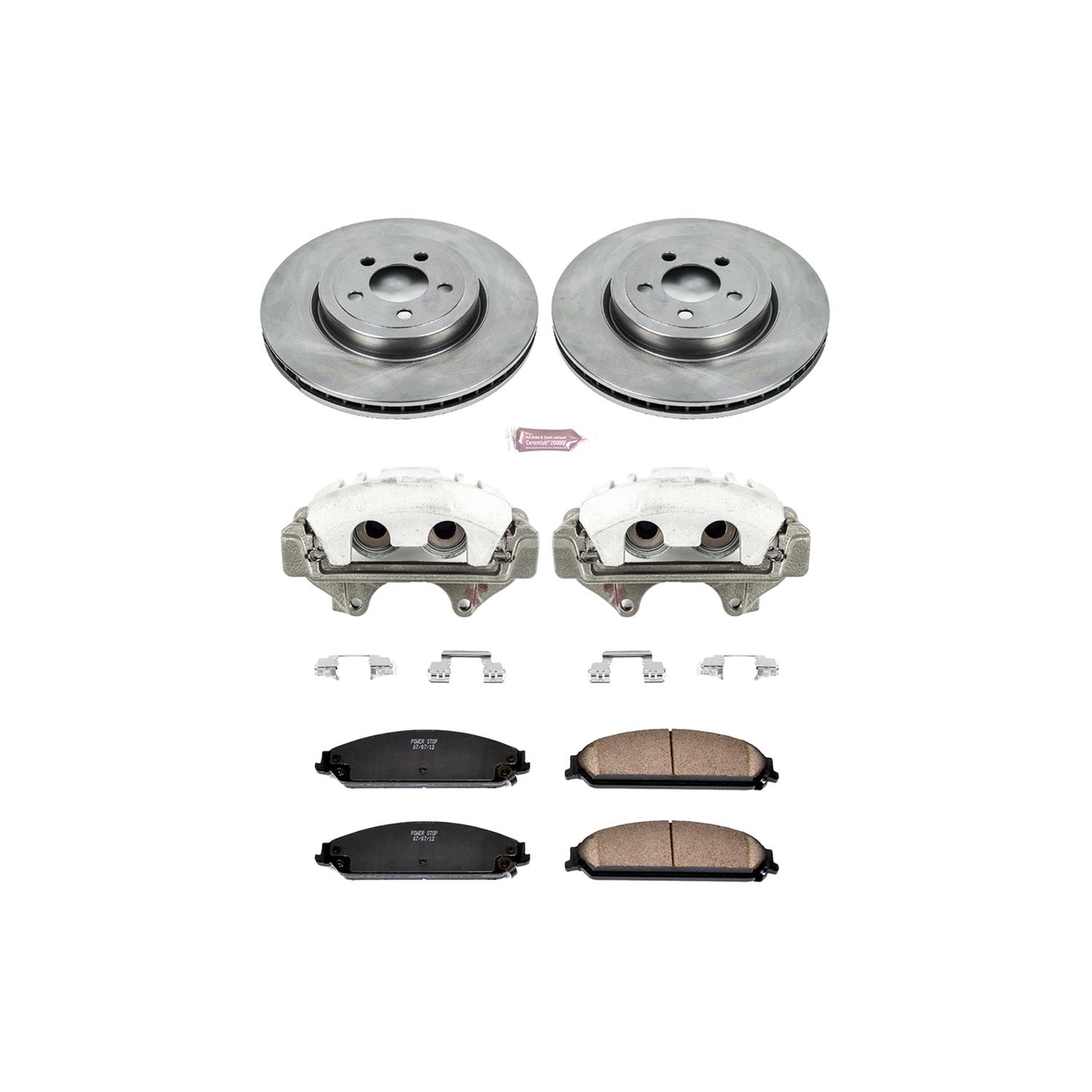 Power Stop 12-20 Dodge Charger Front Autospecialty Kit w/Cals (1x psbL5016A, 1x psbL5017A, 2x psbAR8359, 1x psb16-1058) thumbnail 2