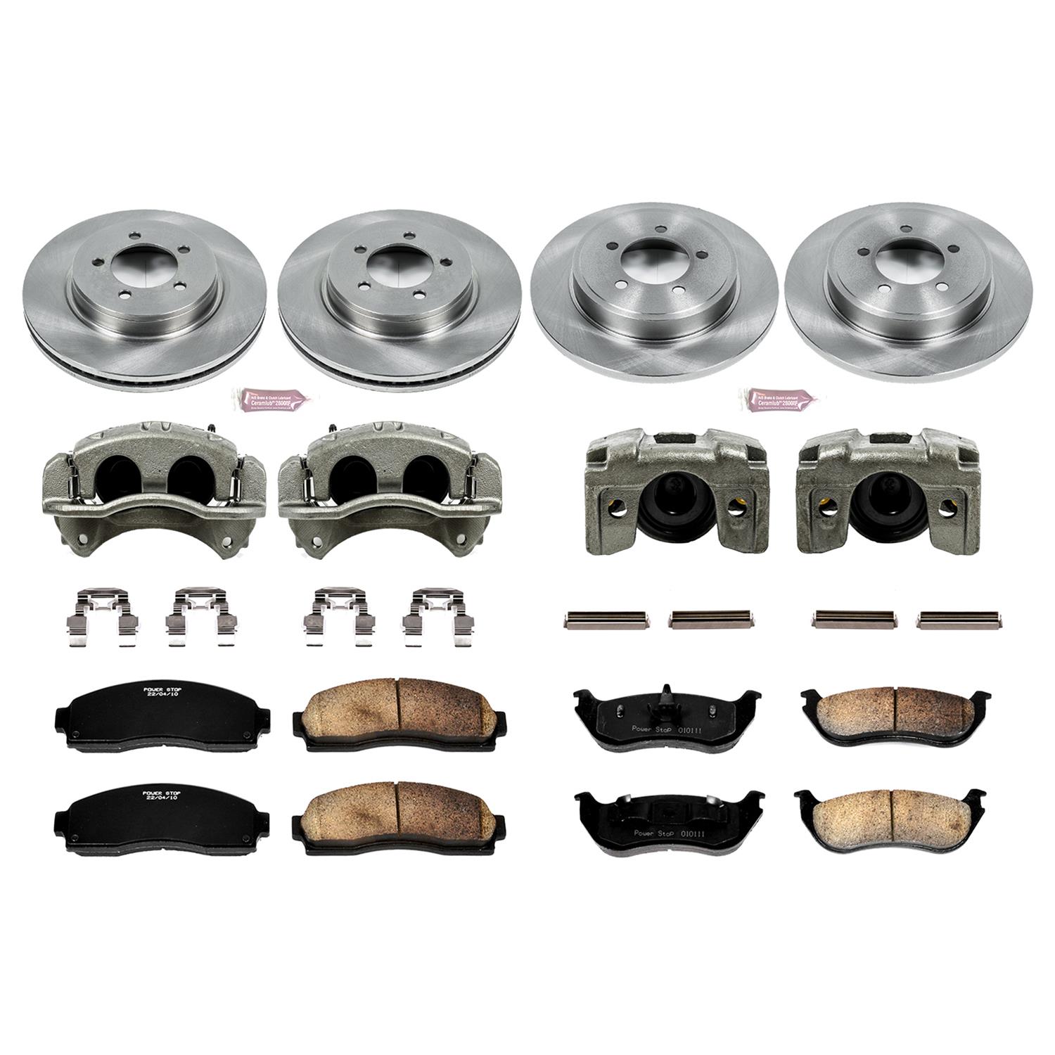 Power Stop 02-05 Ford Explorer Front & Rear Autospecialty Brake Kit w/Calipers (1x psbKCOE1931, 1x psbKCOE3150) thumbnail 2