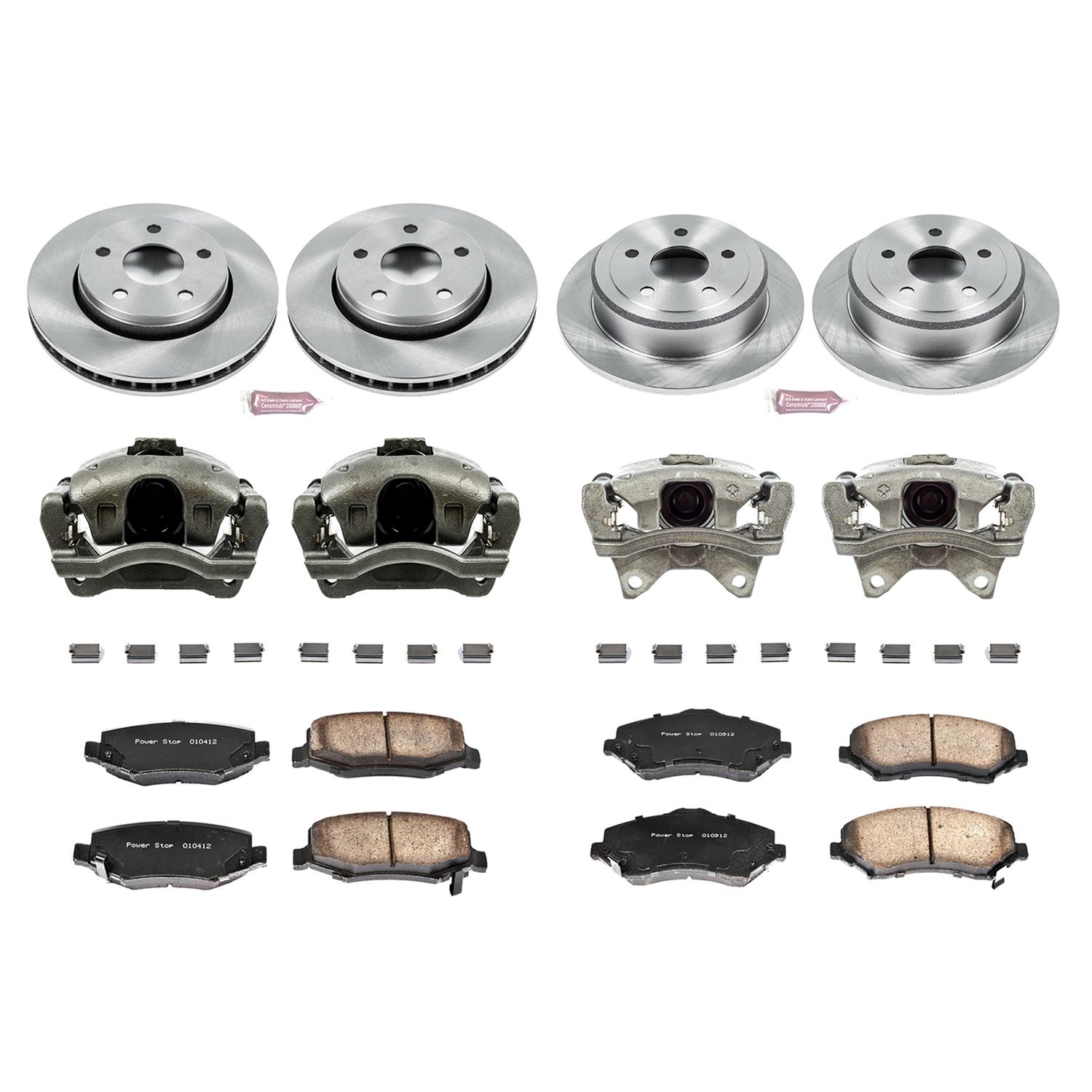 Power Stop KCOE2798 Power Stop Z17 Evolution Plus Stock Replacement