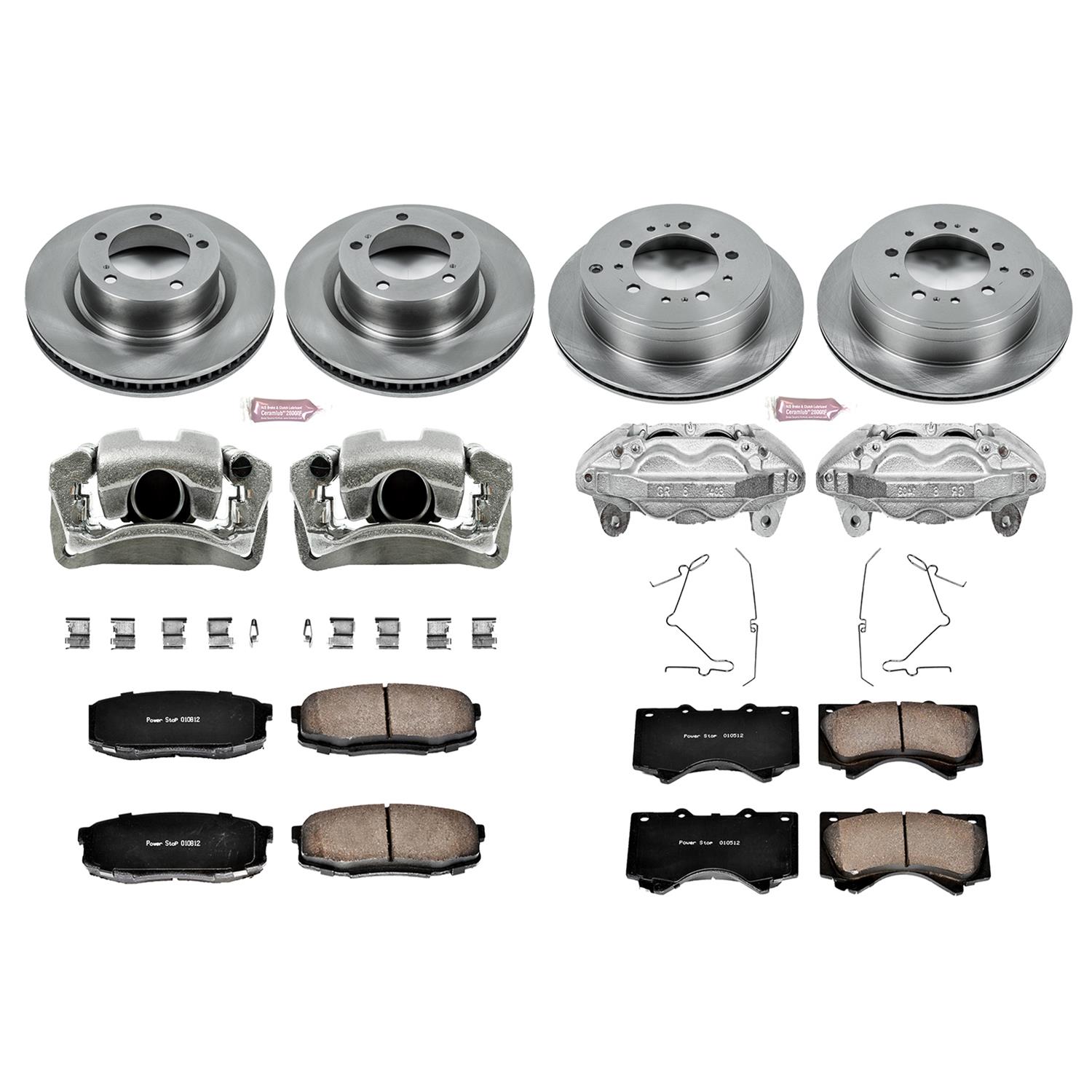 Power Stop KCOE2813A Power Stop Z17 Evolution Plus Stock Replacement