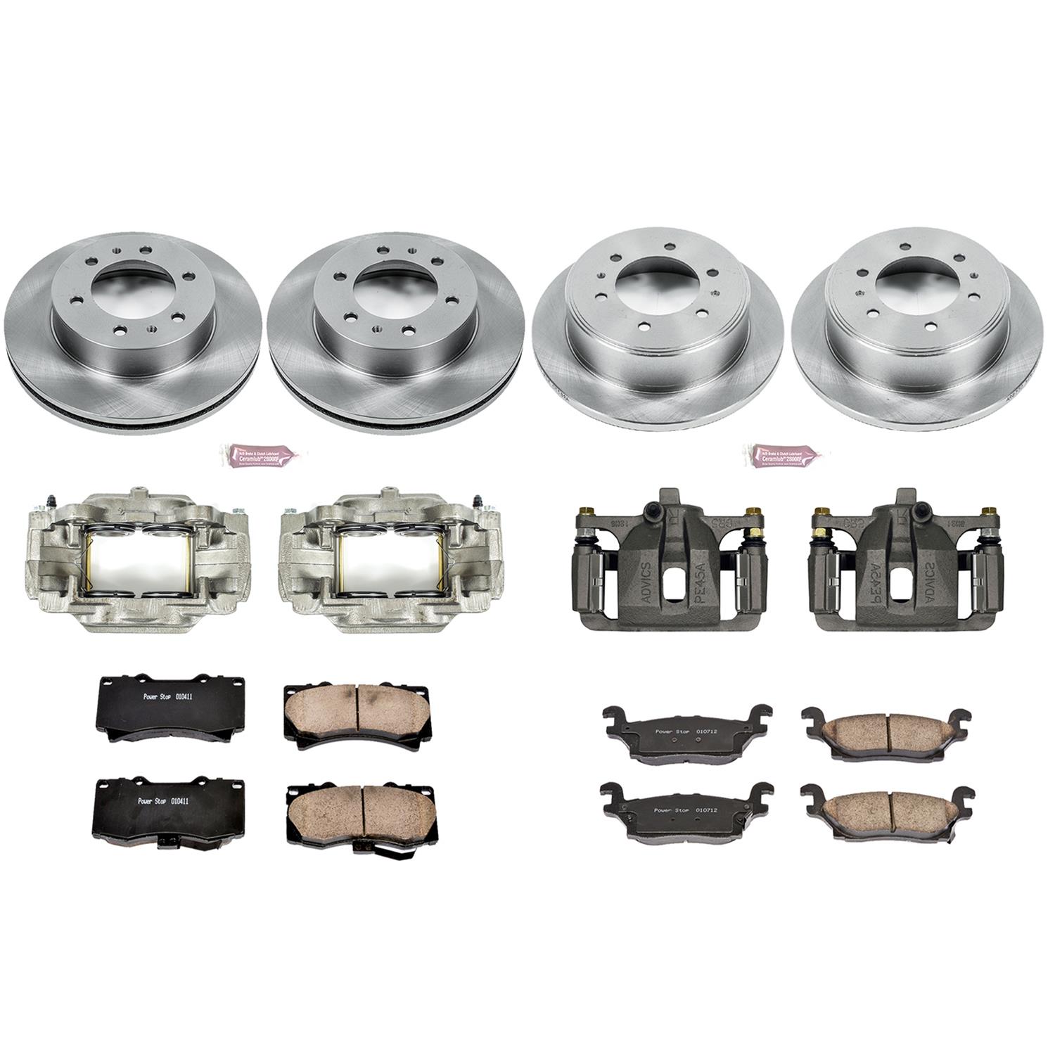 Power Stop 06-10 Hummer H3 Front & Rear Autospecialty Kit w/Cals (Bundled Kit) thumbnail 2
