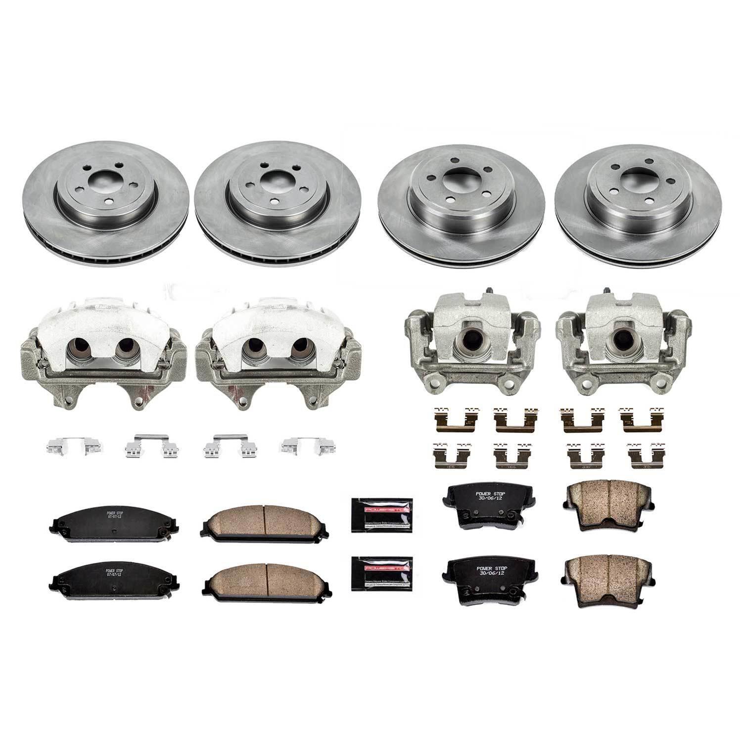 Power Stop 12-21 Chrysler 300 Front & Rear Autospecialty Kit w/Cals (Bundled Kit) thumbnail 2
