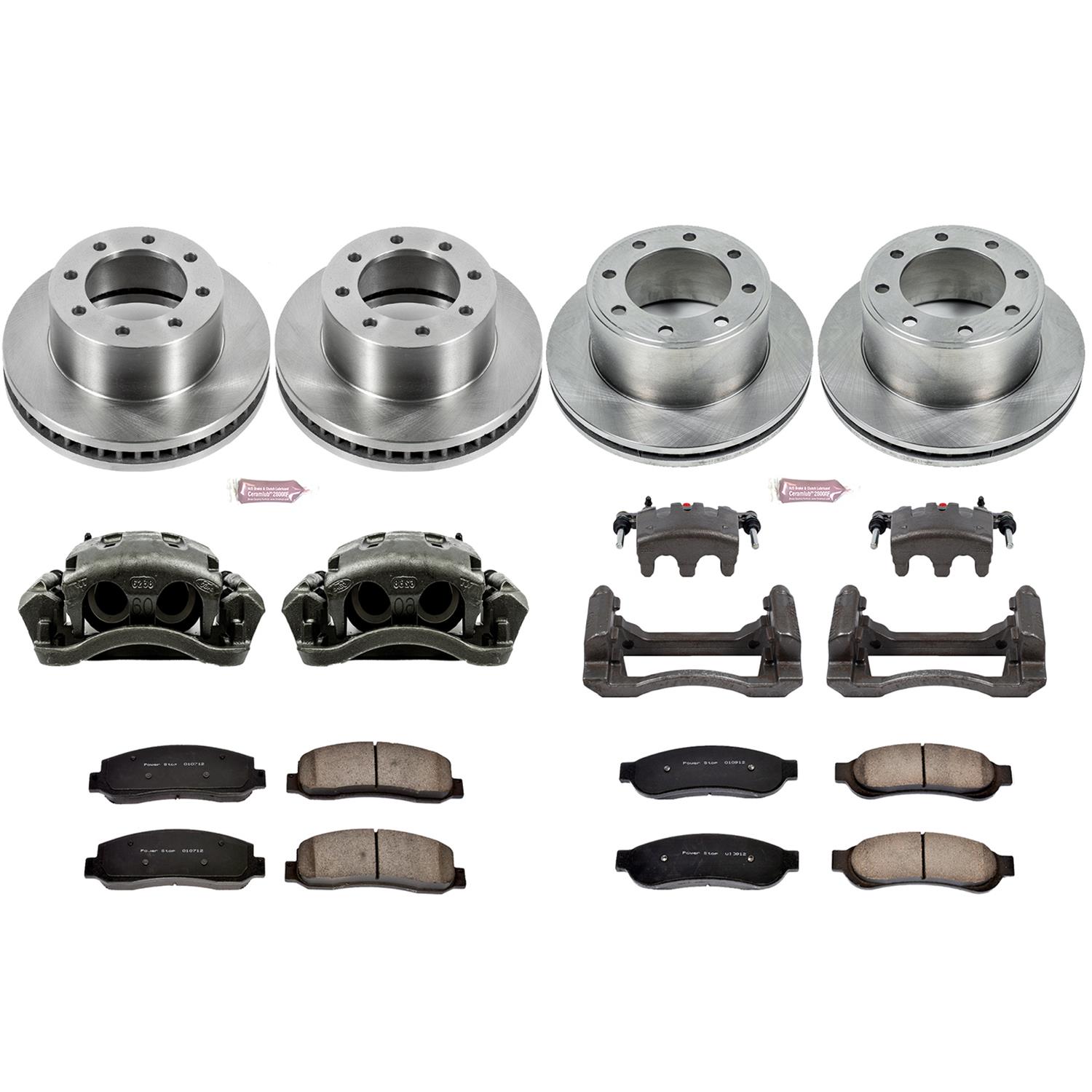 Power Stop 07-08 Ford F-250 Super Duty Front & Rear Autospecialty Kit w/Cals (Bundled Kit) thumbnail 2
