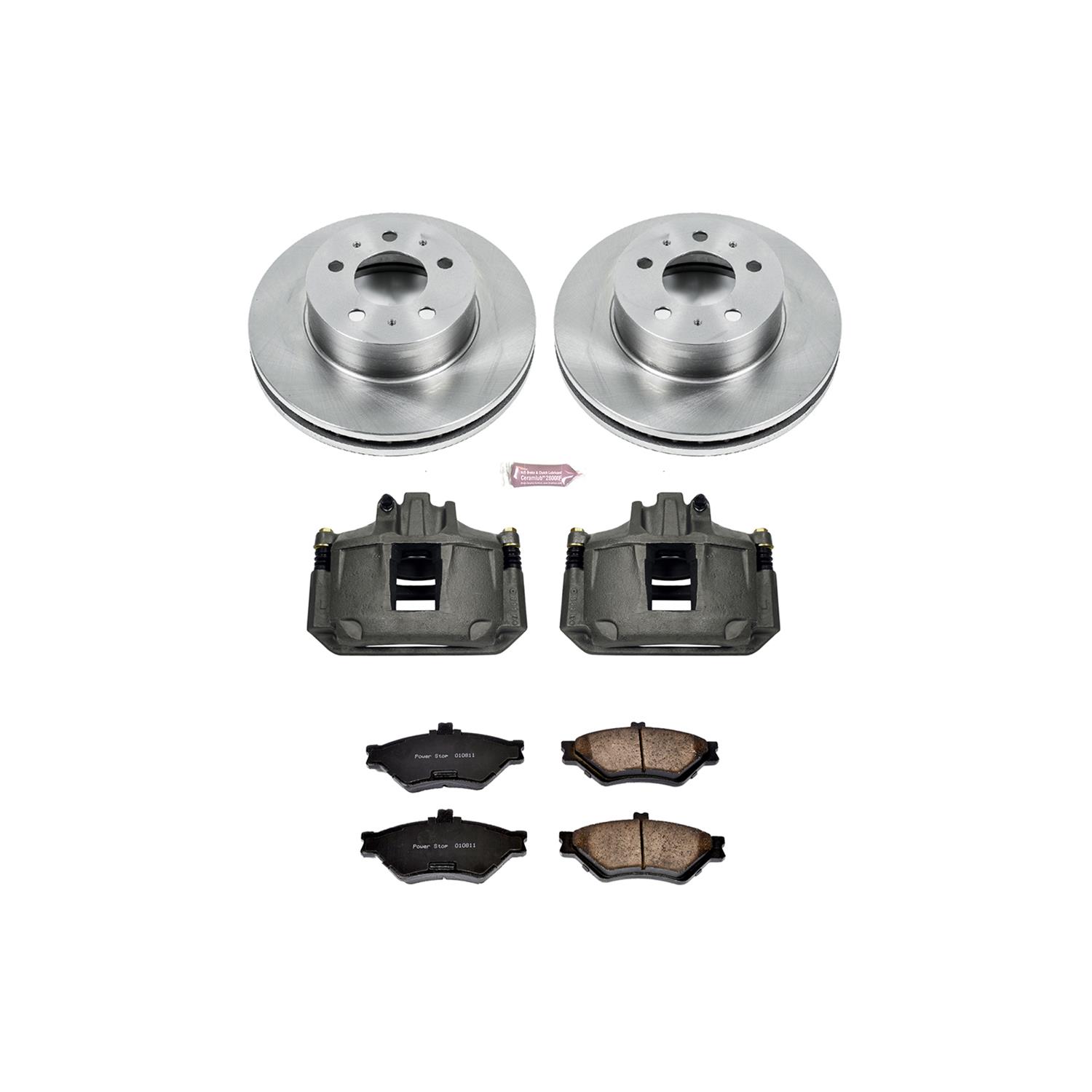 Power Stop KCOE179 Autospecialty 1-Click OE Replacement Brake Kit with Calipers 