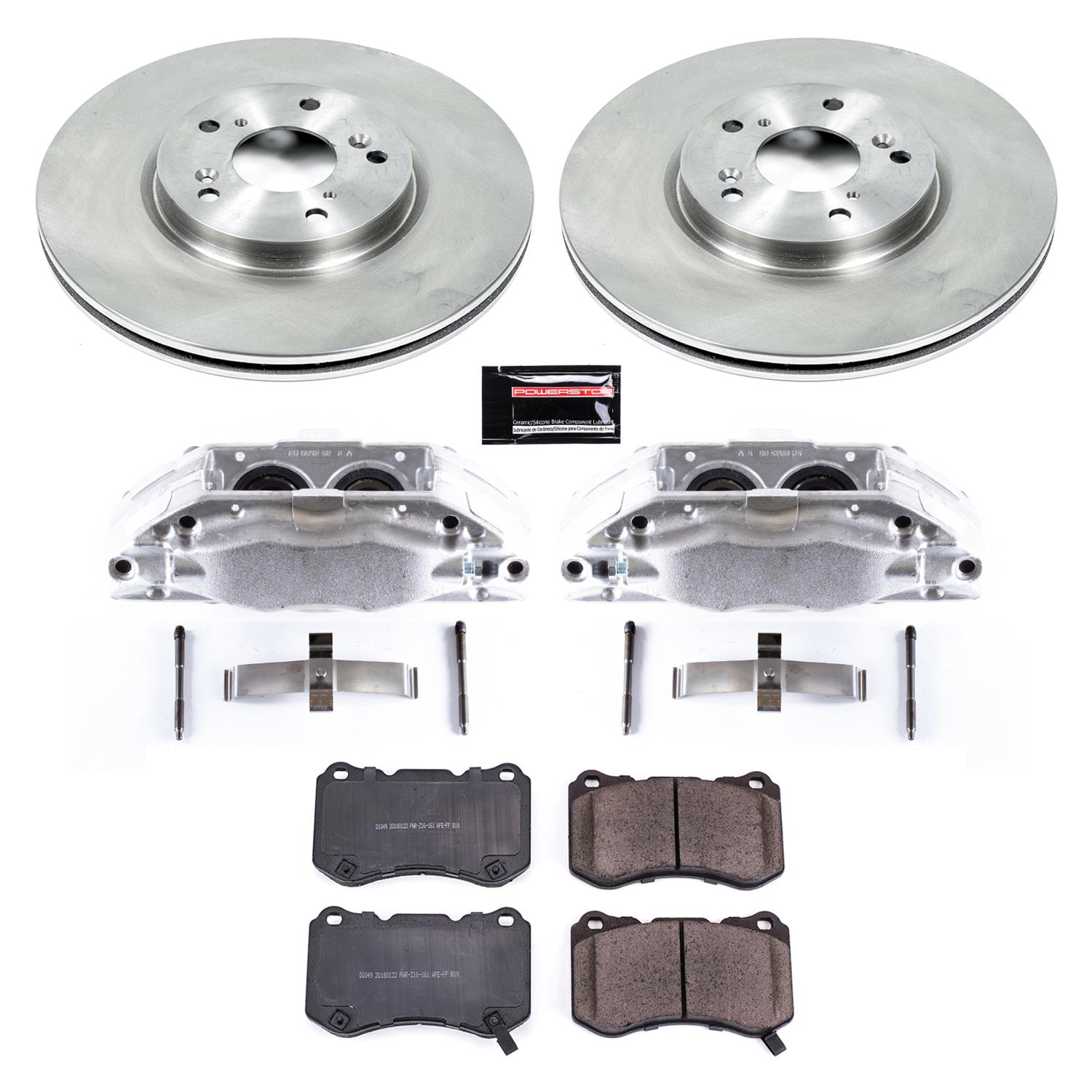 Power Stop 04-08 Acura TL Front Autospecialty Kit w/Cals (2x psbJBR1143, 1x psbL2892, 1x psbL2893, 1x psb16-1049) thumbnail 2
