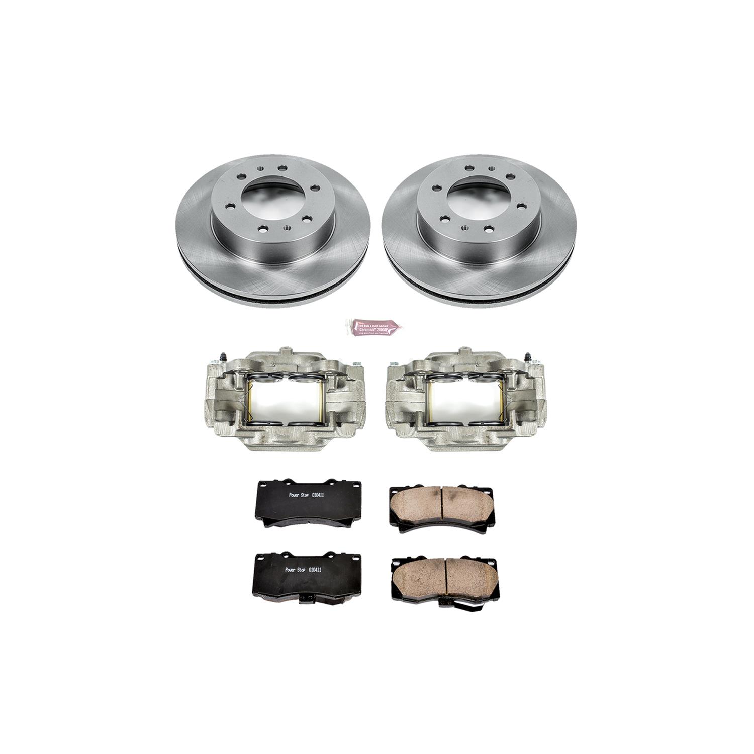 Power Stop 09-10 Hummer H3T Front Autospecialty Kit w/Cals (2x psbAR8769, 1x psbL5019, 1x psbL5018, 1x psb16-1119) thumbnail 2