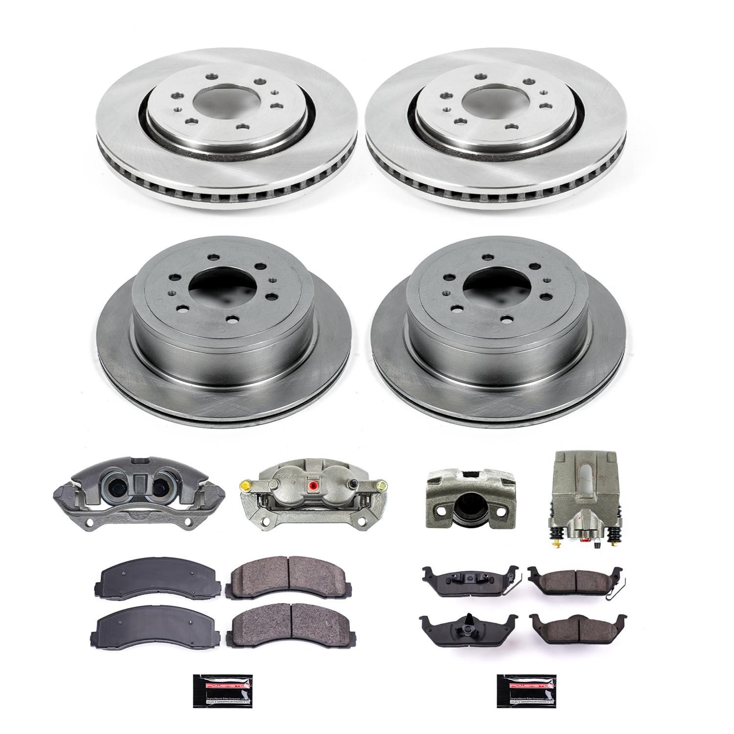Power Stop 10-11 Ford F-150 Front & Rear Autospecialty Kit w/Cals (Bundled Kit) thumbnail 2