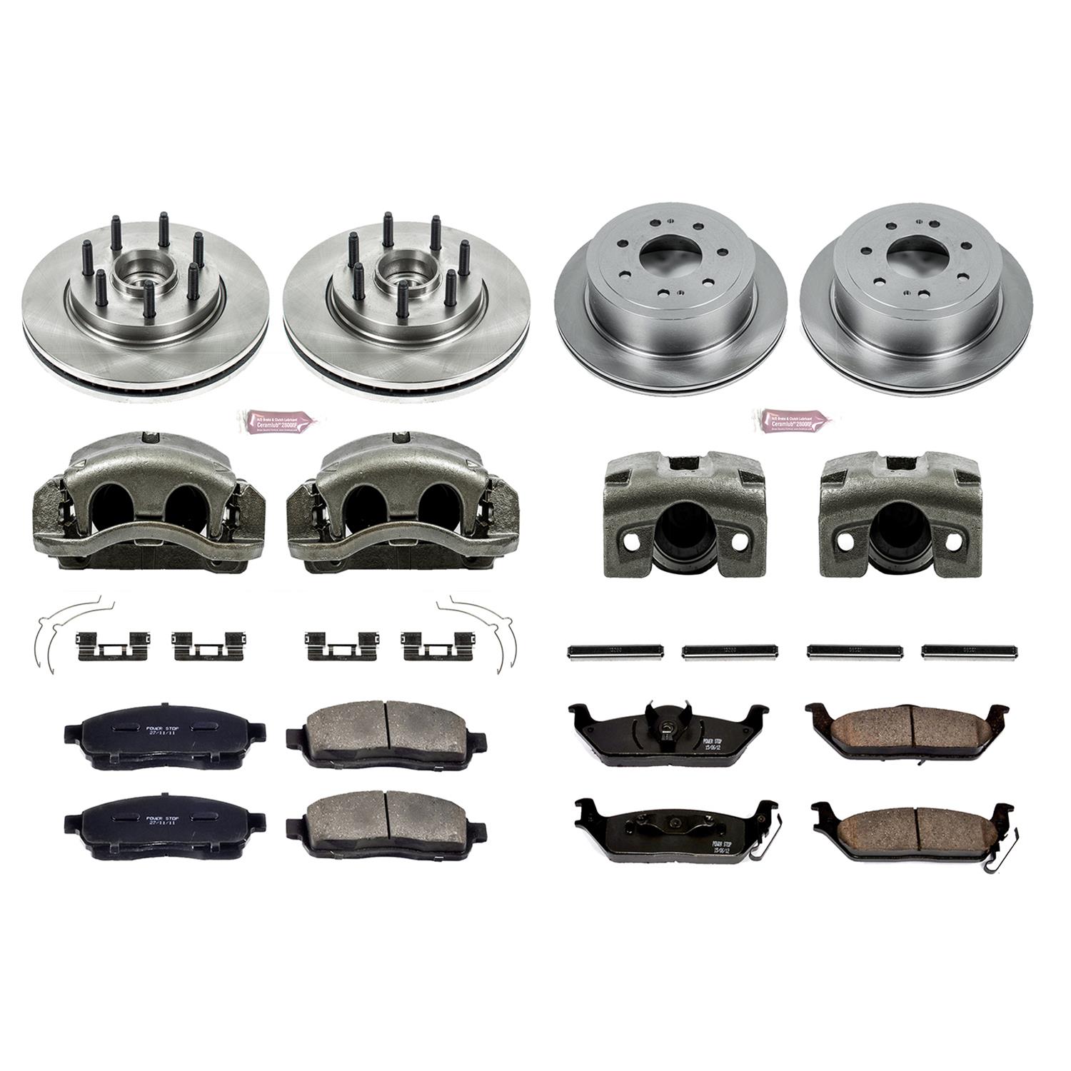 Power Stop 05-08 Ford F-150 Front & Rear Autospecialty Kit w/Cals (Bundled Kit) thumbnail 2