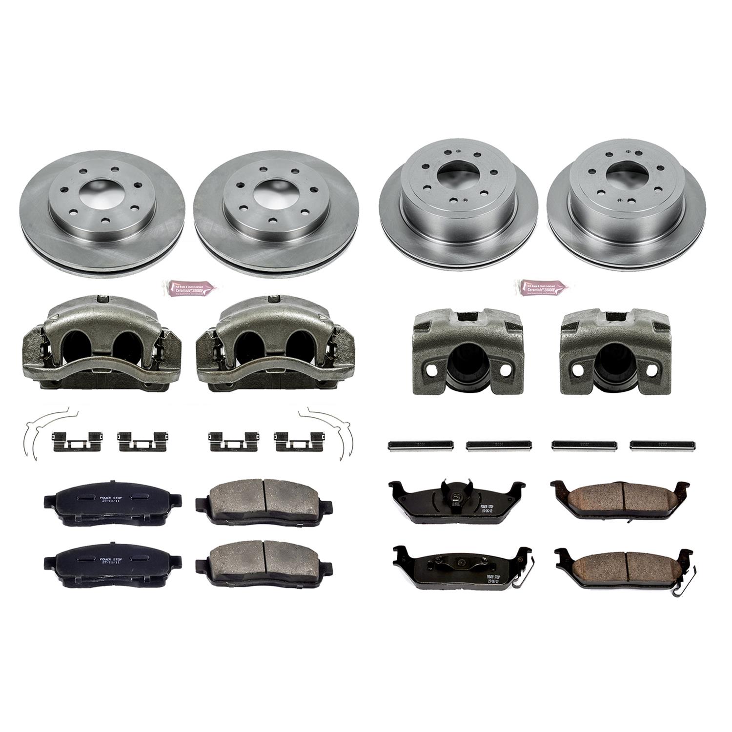 Power Stop 05-08 Ford F-150 Front & Rear Autospecialty Kit w/Cals (Bundled Kit) thumbnail 2