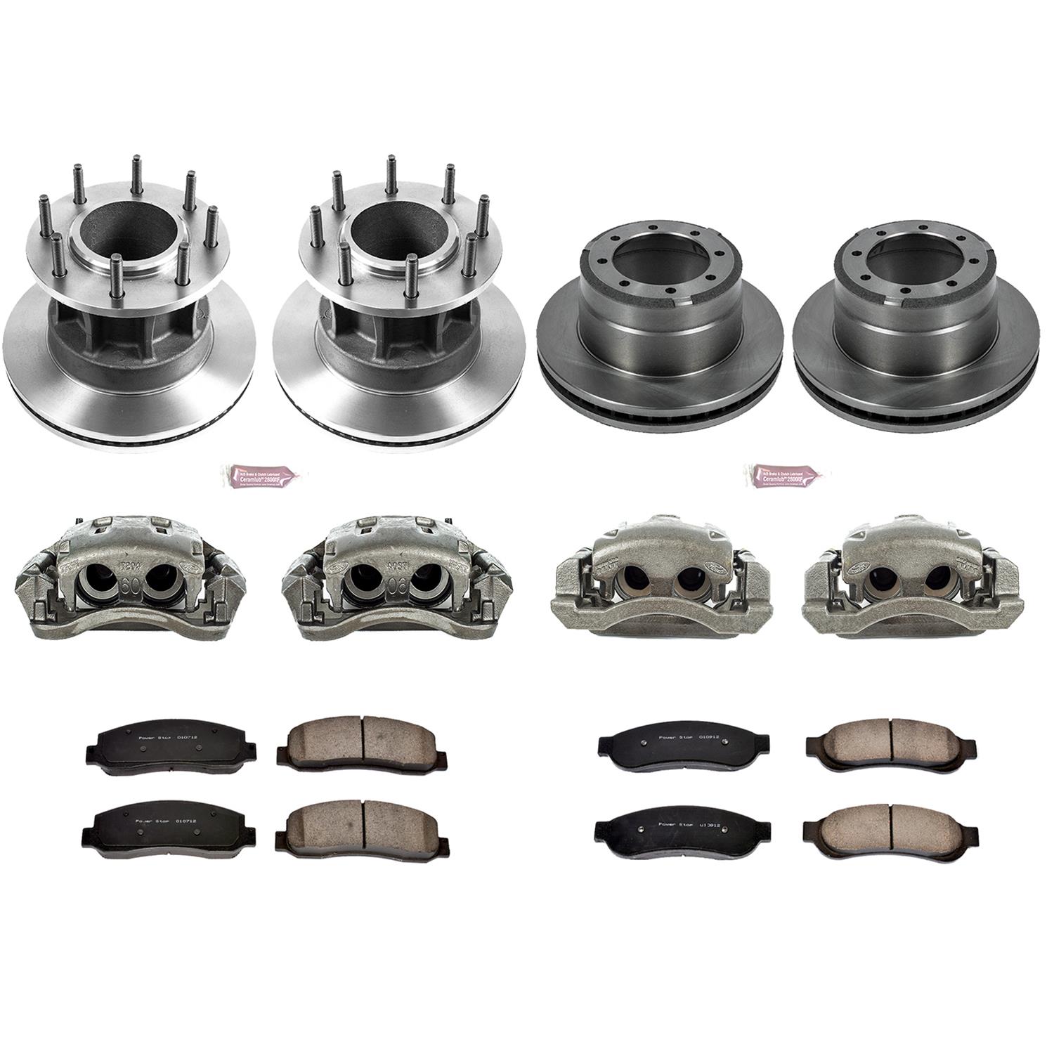 Power Stop 07-10 Ford F-350 Super Duty Front & Rear Autospecialty Kit w/Calipers (Bundled Kit) thumbnail 2