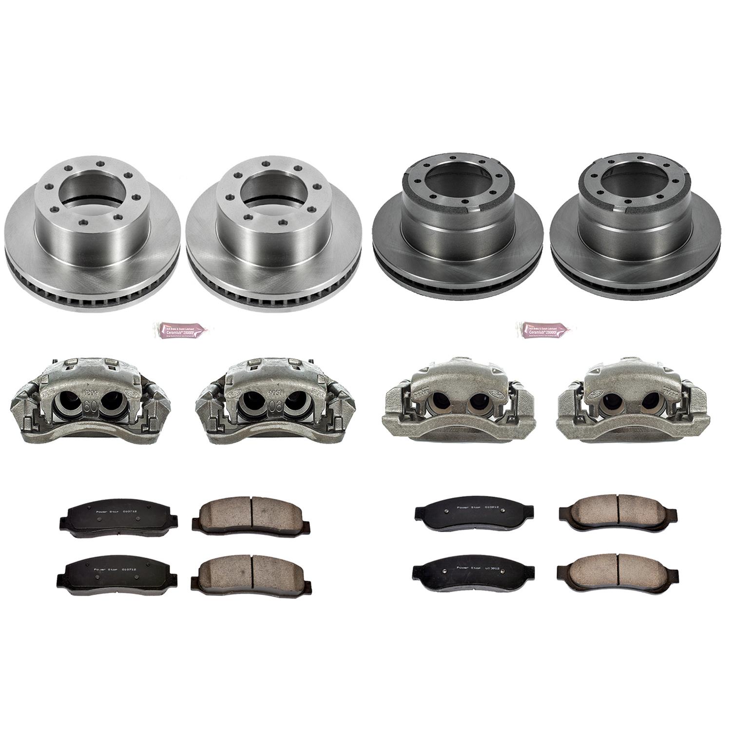 Power Stop 05-10 Ford F-350 Super Duty Front & Rear Autospecialty Kit w/Calipers (Bundled Kit) thumbnail 2