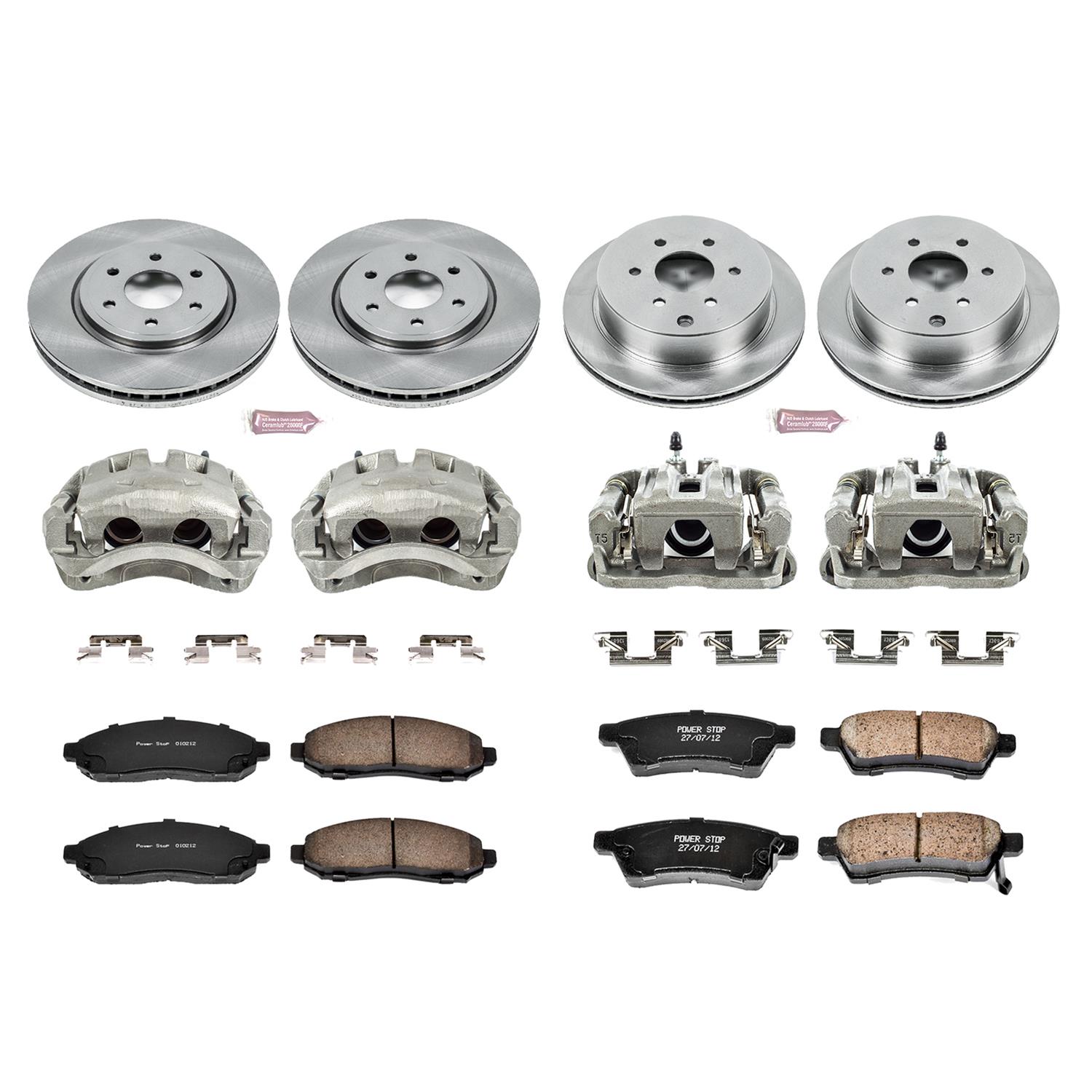 Power Stop 05-15 Nissan Frontier Front & Rear Autospecialty Kit w/Cals (Bundled Kit) thumbnail 2