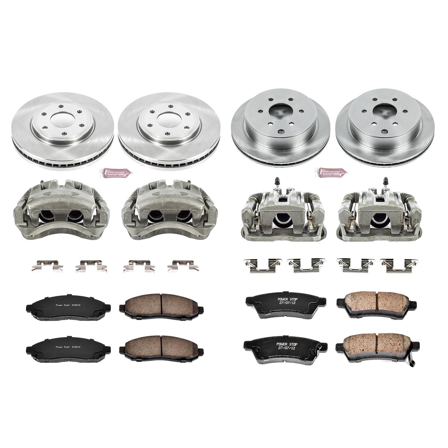 Power Stop 05-18 Nissan Frontier Front & Rear Autospecialty Brake Kit w/Calipers (1x psbKCOE4611, 1x psbKCOE4621) thumbnail 2