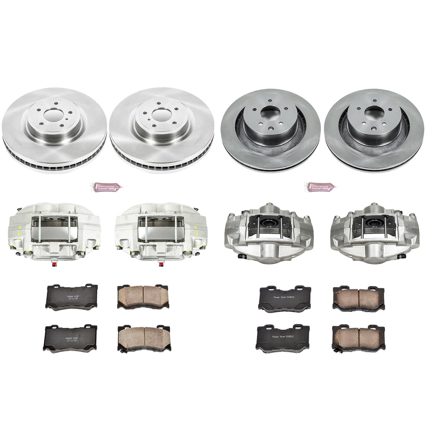 Power Stop 09-19 Nissan 370Z Front & Rear Autospecialty Kit w/Cals (Bundled Kit) thumbnail 2