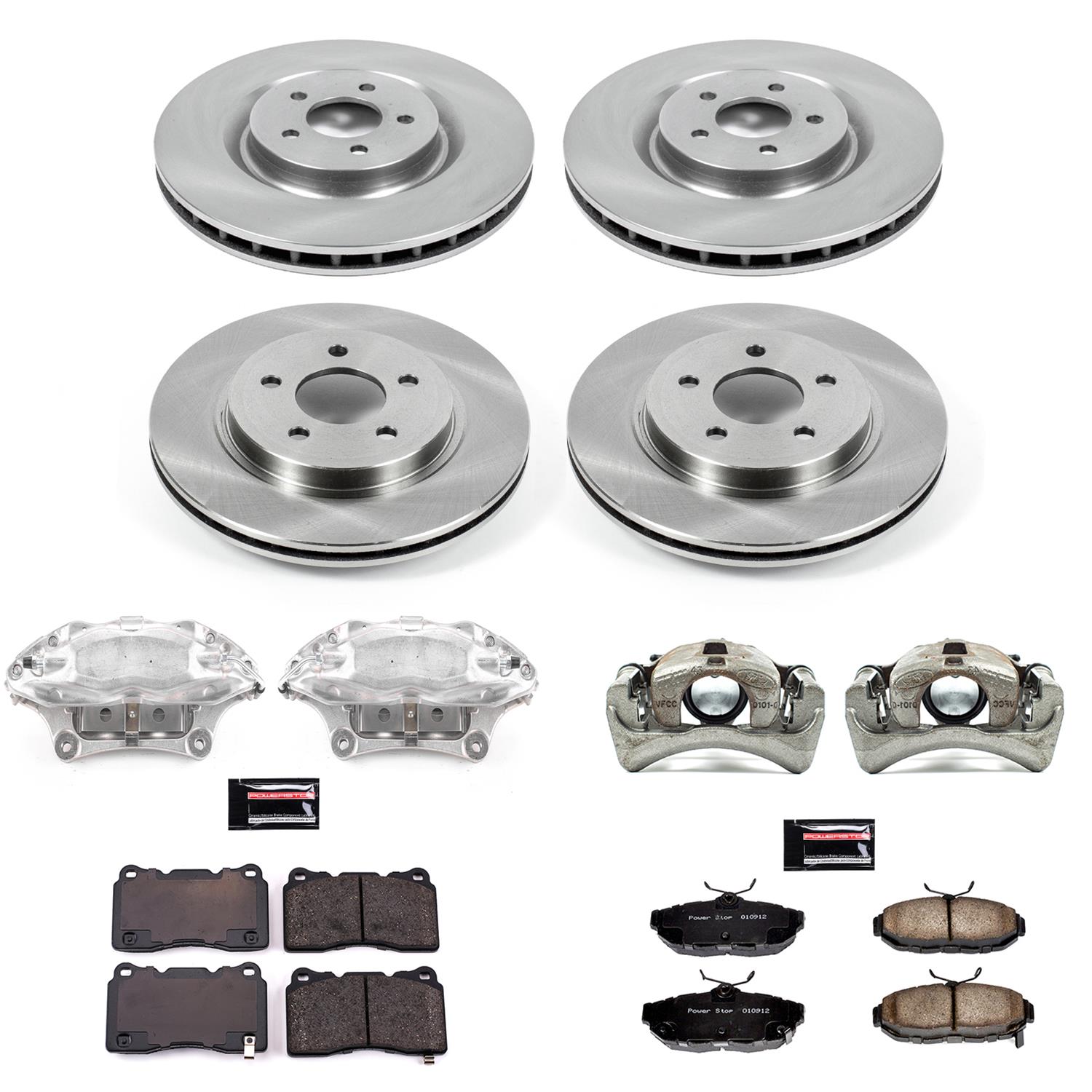 Power Stop 11-14 Ford Mustang Front & Rear Autospecialty Kit w/Cals (Bundled Kit) thumbnail 2