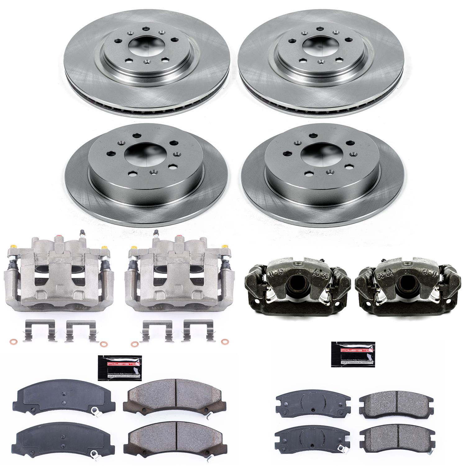 Power Stop 08-09 Buick Allure Front & Rear Autospecialty Kit w/Cals (Bundled Kit) thumbnail 2