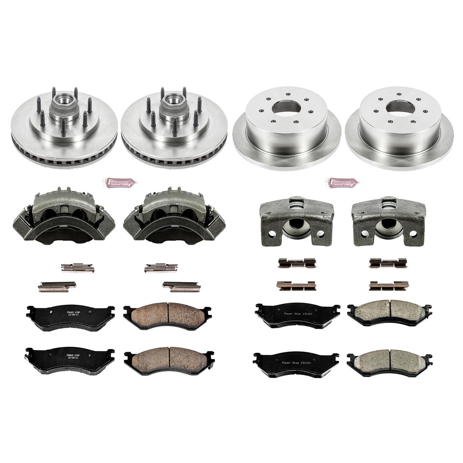 Power Stop 00-03 Ford F-150 Front & Rear Autospecialty Kit w/Cals (Bundled Kit) thumbnail 2