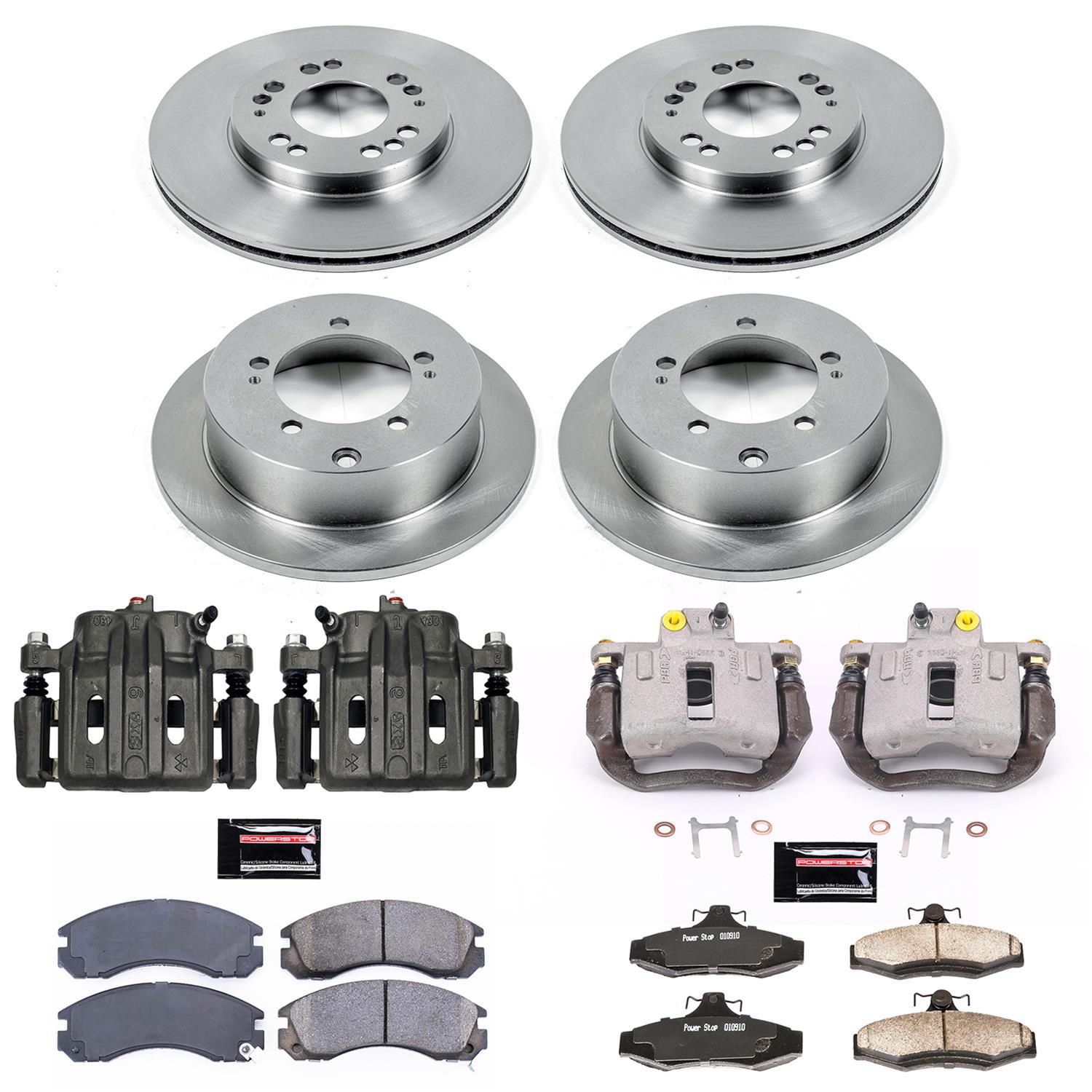 Power Stop 97-04 Mitsubishi Diamante Front & Rear Autospecialty Brake Kit w/Calipers (1x psbKCOE798B, 1x psbKCOE5153) thumbnail 2