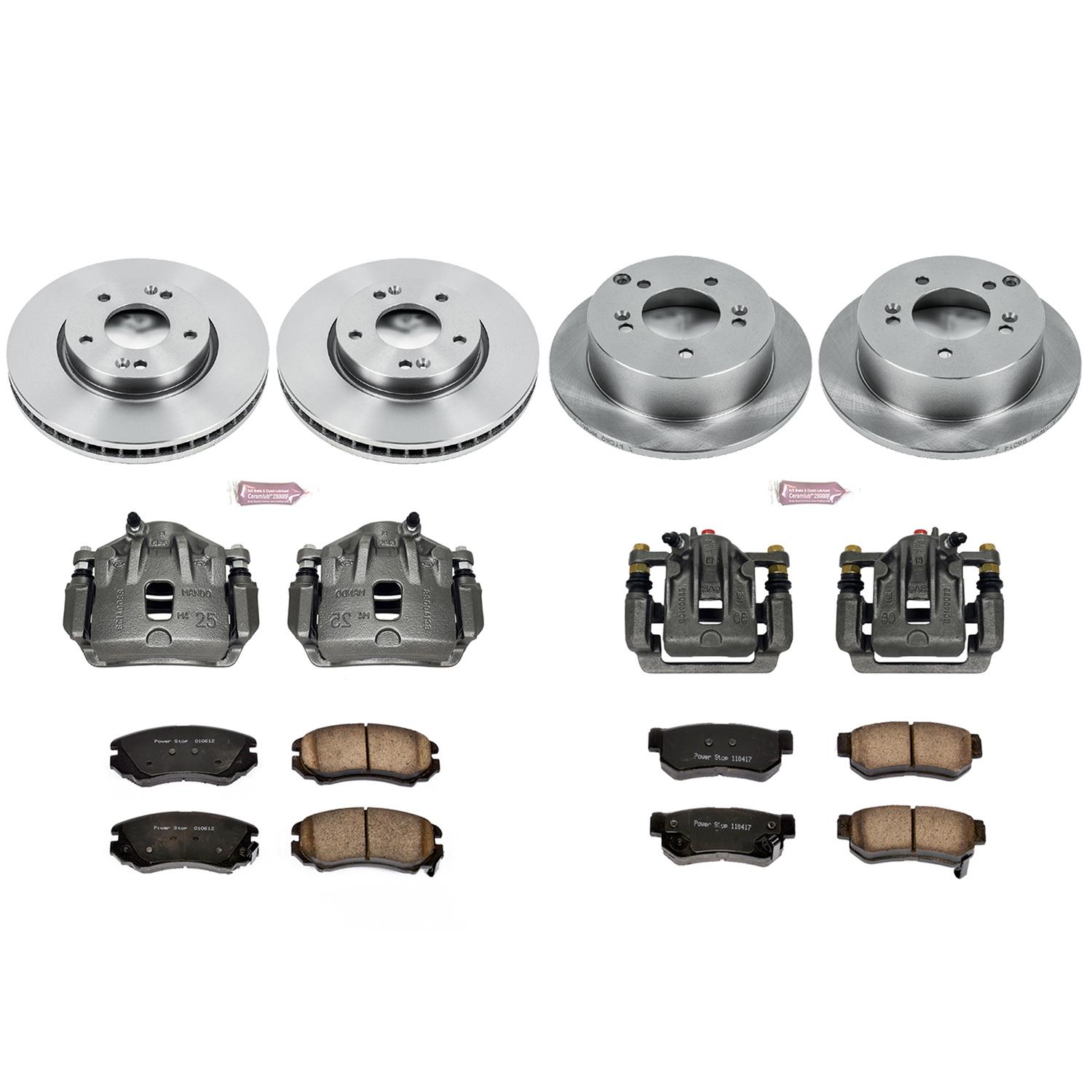 Power Stop 06-08 Hyundai Sonata Front & Rear Autospecialty Brake Kit w/Calipers (1x psbKCOE165C, 1x psbKCOE5214) thumbnail 2