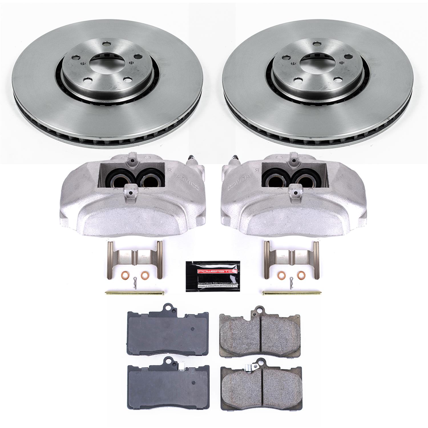 Power Stop 14-20 Lexus IS350 Front Autospecialty Kit w/Cals (1x psbJBR1149, 1x psbJBR1150, 1x psbL3336, 1x psbL3337, 1x psb16-1118) thumbnail 2