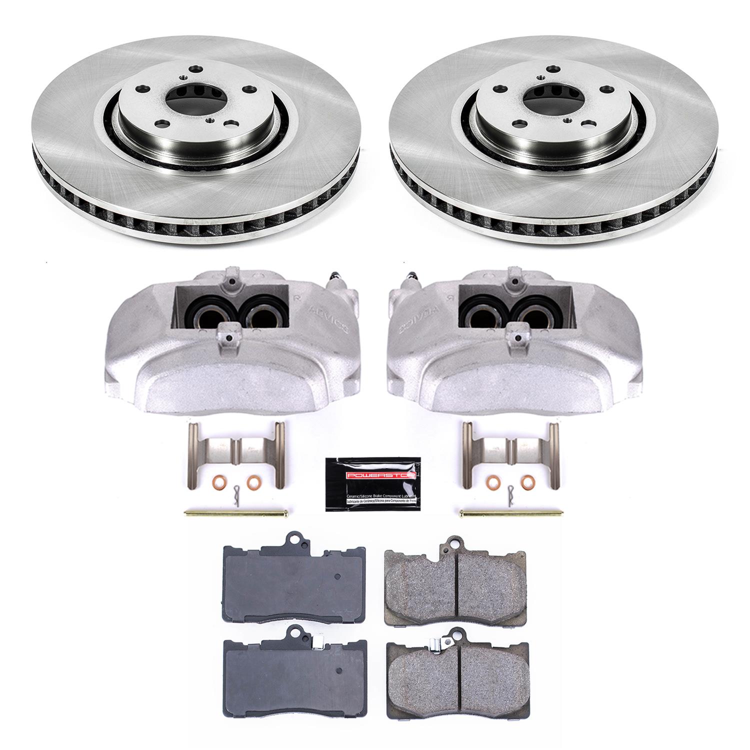 Power Stop 07-11 Lexus GS350 Front Autospecialty Kit w/Cals (1x psbJBR1308, 1x psbL3336, 1x psbL3337, 1x psbJBR1307, 1x psb16-1118) thumbnail 2