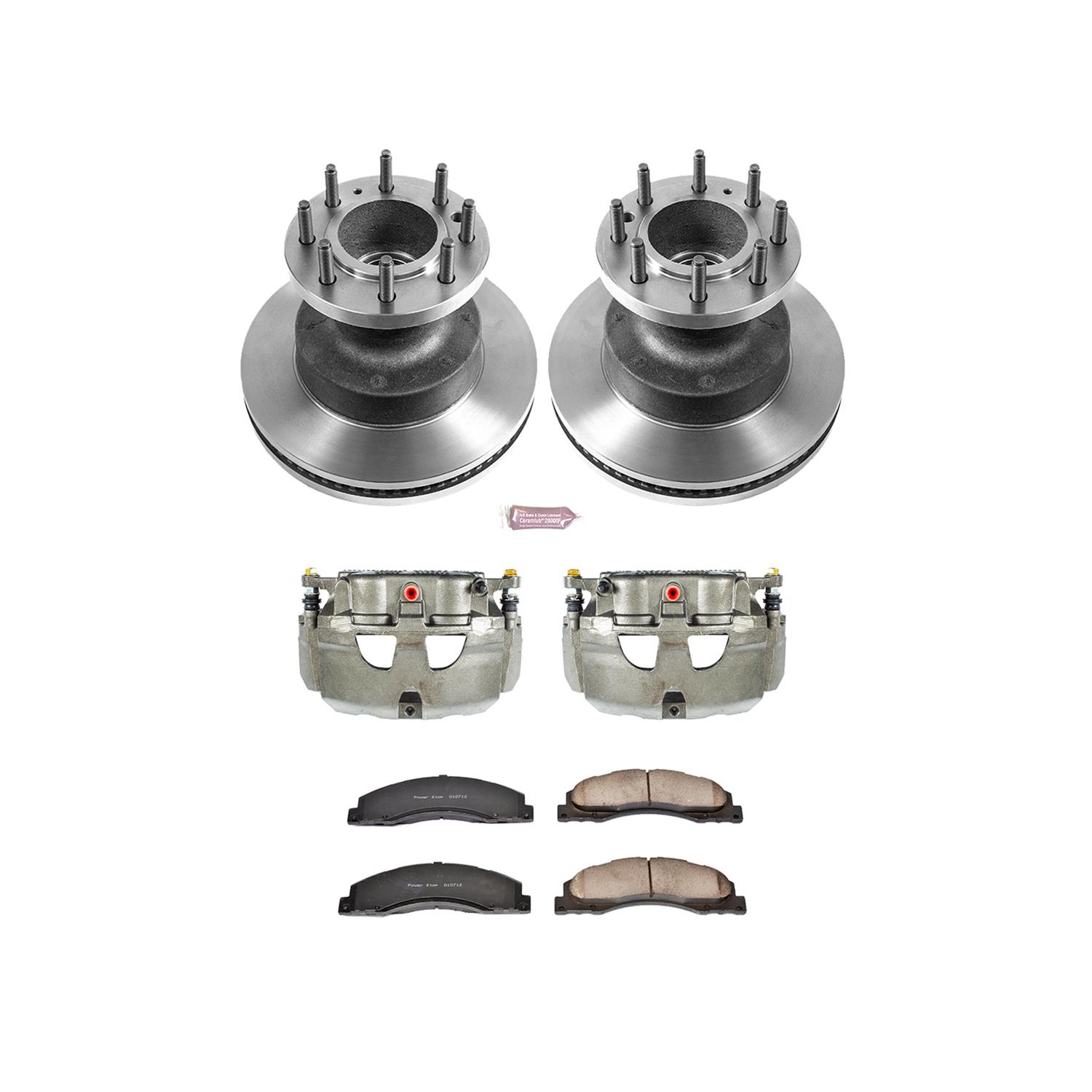 Power Stop 08-19 Ford E-450 Super Duty Front Autospecialty Kit w/Cals (2x psbAR82130, 1x psbL5072, 1x psbL5073, 1x psb16-1328) thumbnail 2