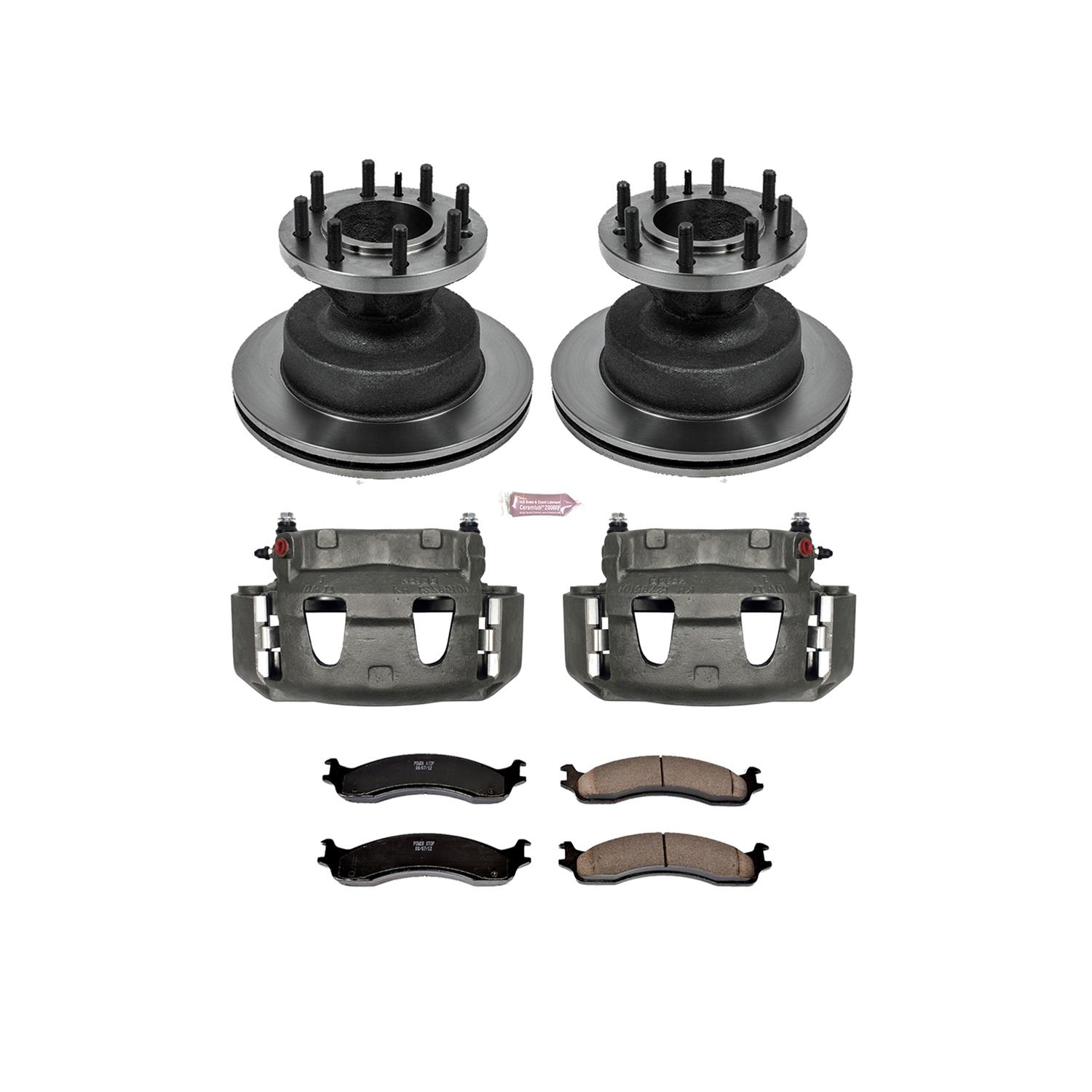 Power Stop Autospecialty Stock Replacement Brake Kits with Calipers
