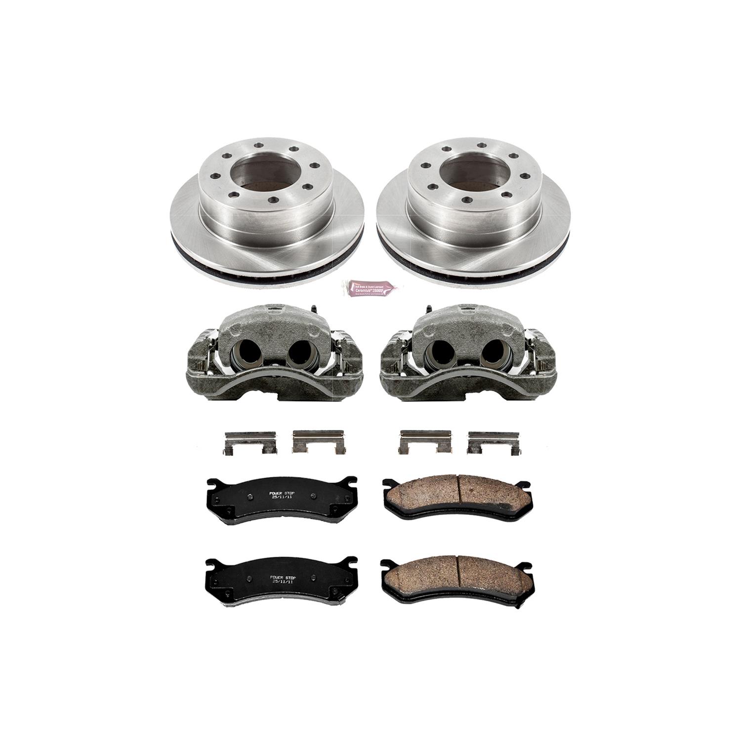 Power Stop 03-05 GMC Yukon XL 2500 Rear Autospecialty Kit w/Cals (1x psbL4728, 1x psbL4729, 2x psbAR8656, 1x psb16-785) thumbnail 2