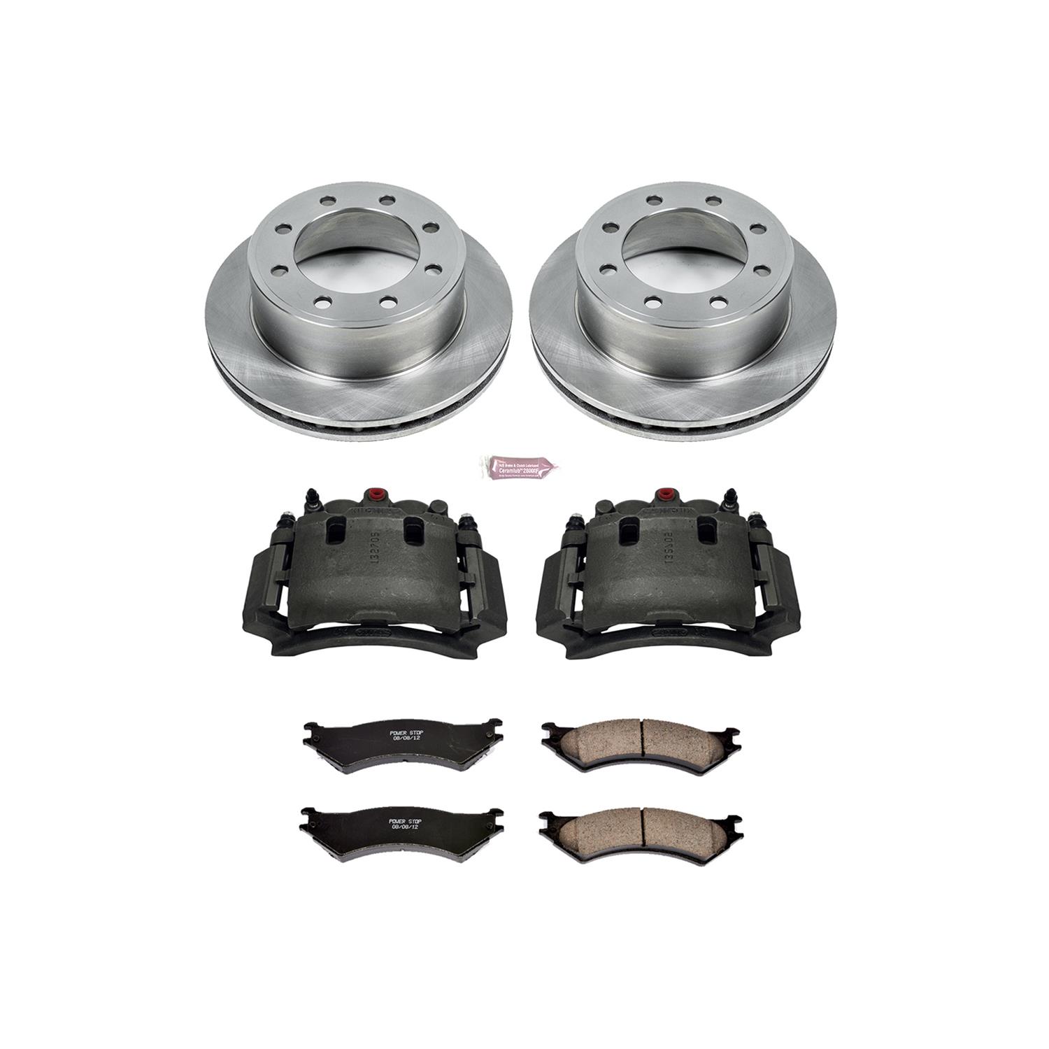 Power Stop 99-07 Ford E-350 Super Duty Rear Autospecialty Kit w/Cals (1x psbL4749, 1x psbL4748, 2x psbAR8578, 1x psb16-802) thumbnail 2