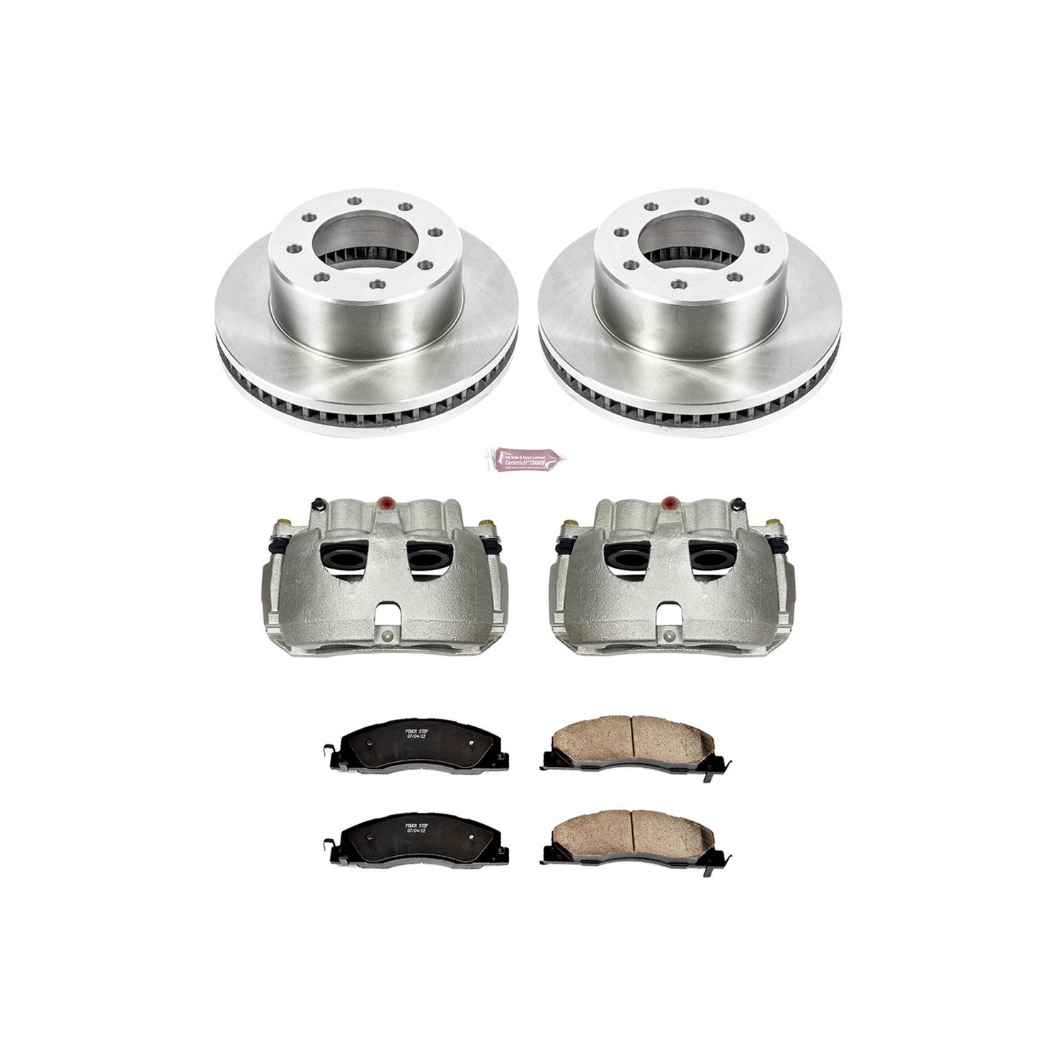 Power Stop 11-18 Ram 3500 Front Autospecialty Kit w/Cals (2x psbAR8373, 1x psbL5172, 1x psbL5173, 1x psb16-1399) thumbnail 2