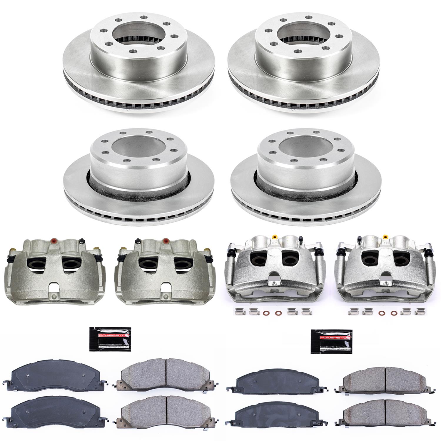 Power Stop 09-10 Dodge Ram 2500 Front & Rear Autospecialty Kit w/Cals (Bundled Kit) thumbnail 2