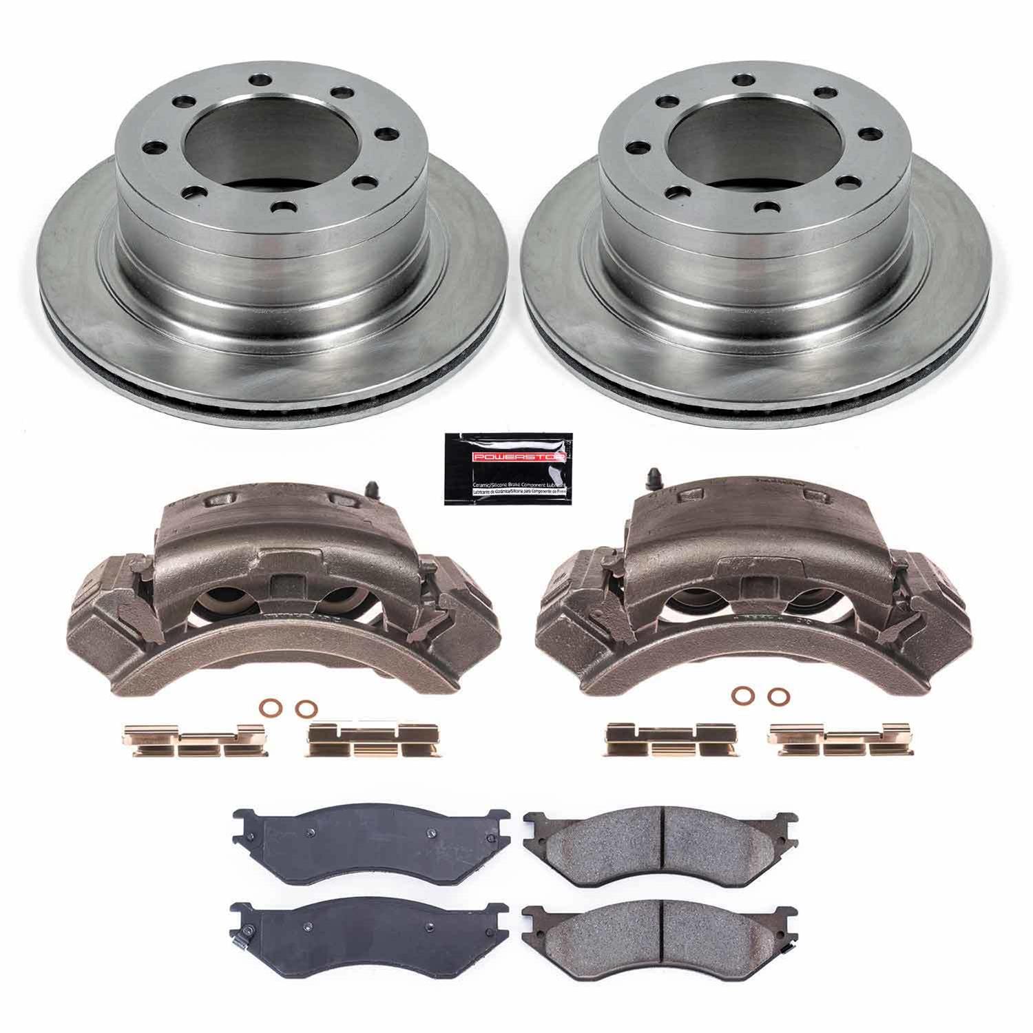 Power Stop 03-08 Dodge Ram 3500 Rear Autospecialty Kit w/Cals (1x psbKOE5490, 1x psbL4894, 1x psbL4895) thumbnail 2