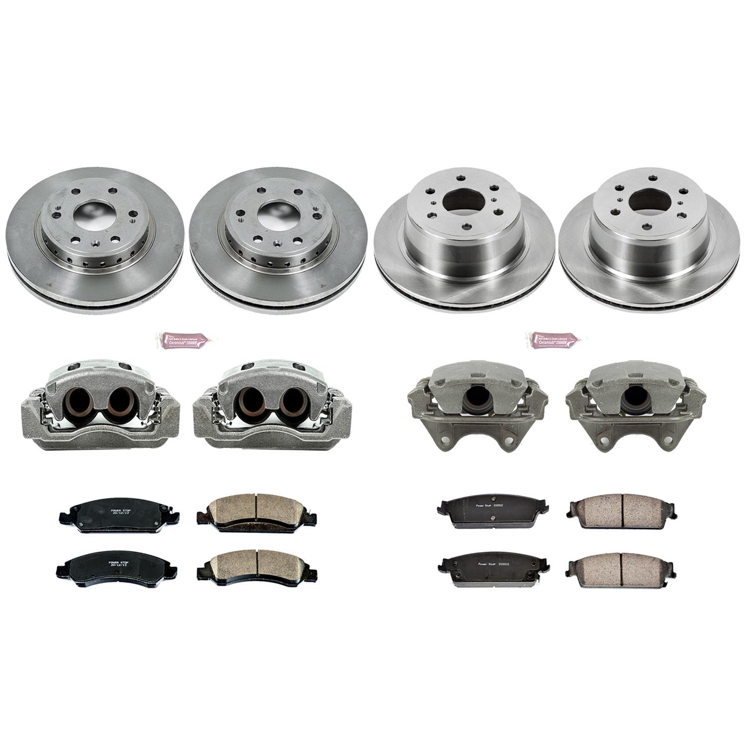Power Stop 08-14 Chevrolet Tahoe Front & Rear Autospecialty Kit w/Cals (Bundled Kit) thumbnail 2