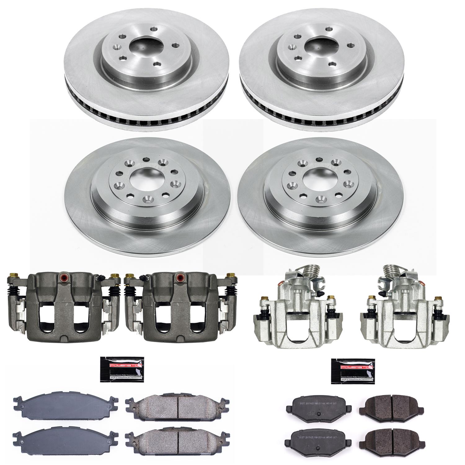 Power Stop 11-19 Ford Explorer Front & Rear Autospecialty Kit w/Cals (Bundled Kit) thumbnail 2