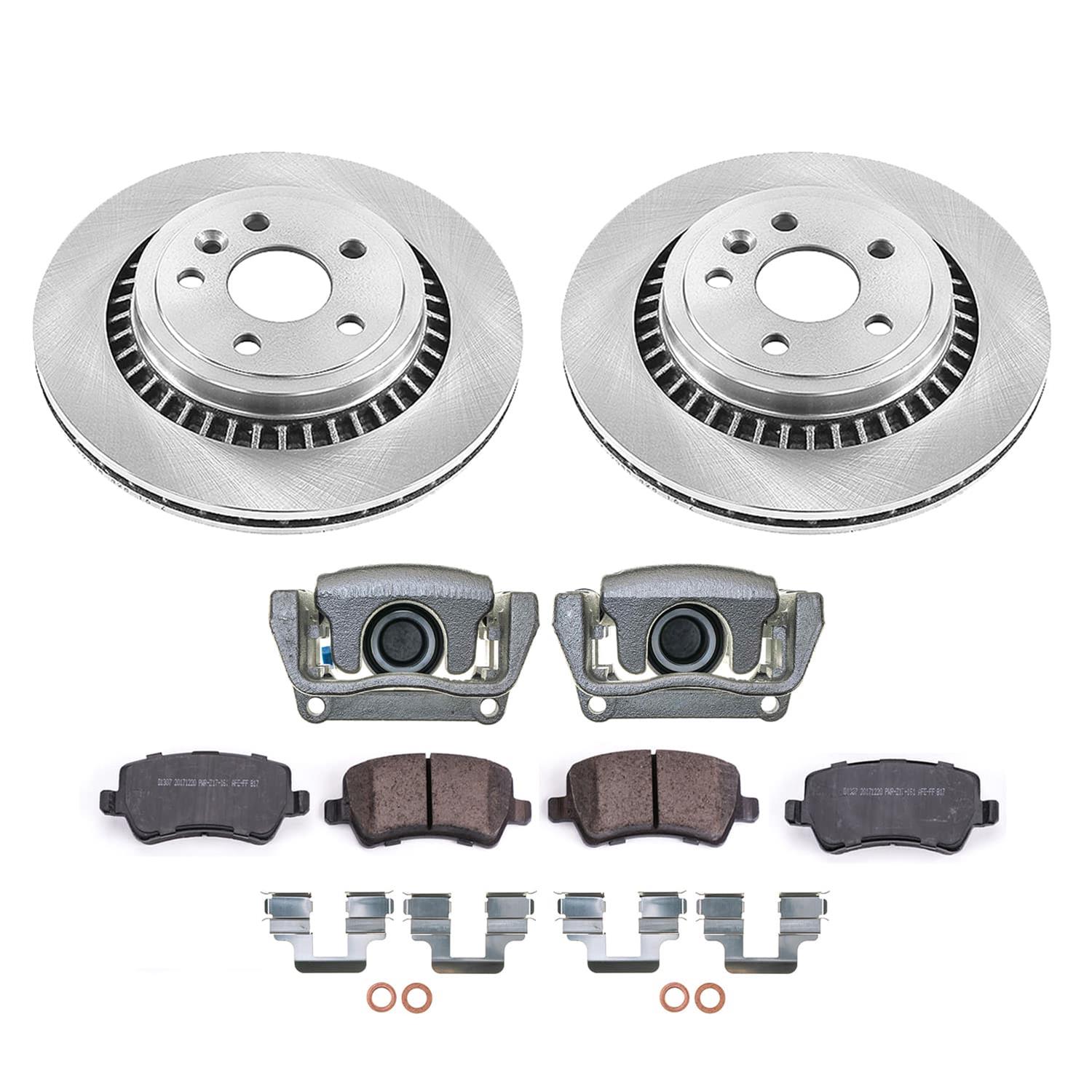 Power Stop 12-17 Volvo XC60 Rear Autospecialty Kit w/Calipers (1x psbKOE5705, 1x psbL15122, 1x psbL15123) thumbnail 2