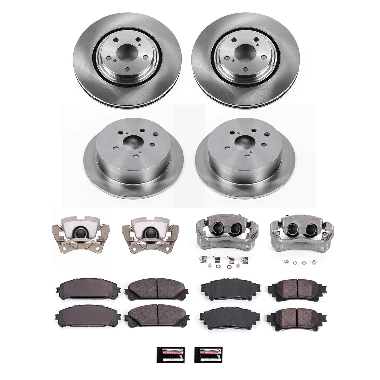 Power Stop 11-20 Toyota Sienna Front and Rear Autospecialty Kit w/Cals (Bundled Kit) thumbnail 2