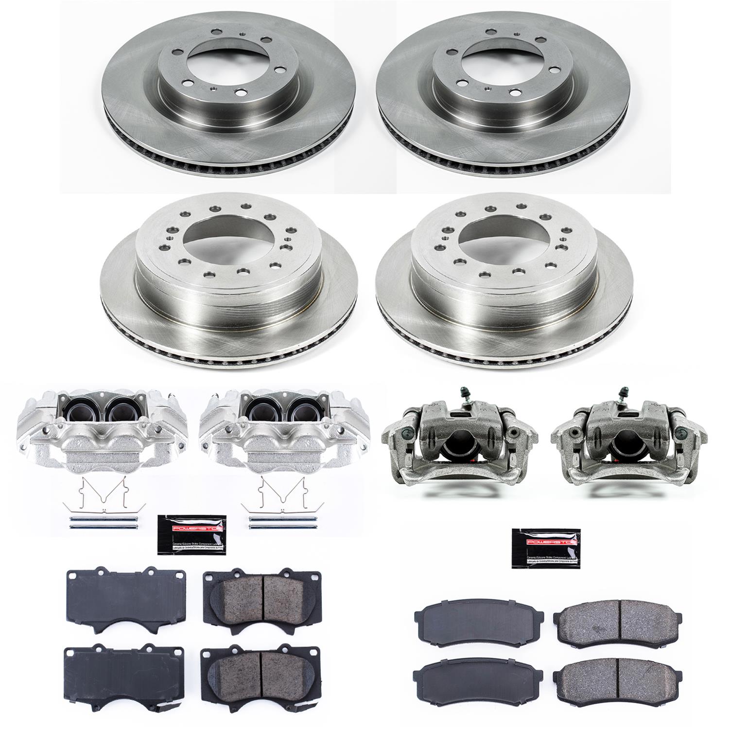 Power Stop 10-15 Lexus GX460 Front & Rear Autospecialty Kit w/Cals (Bundled Kit) thumbnail 2