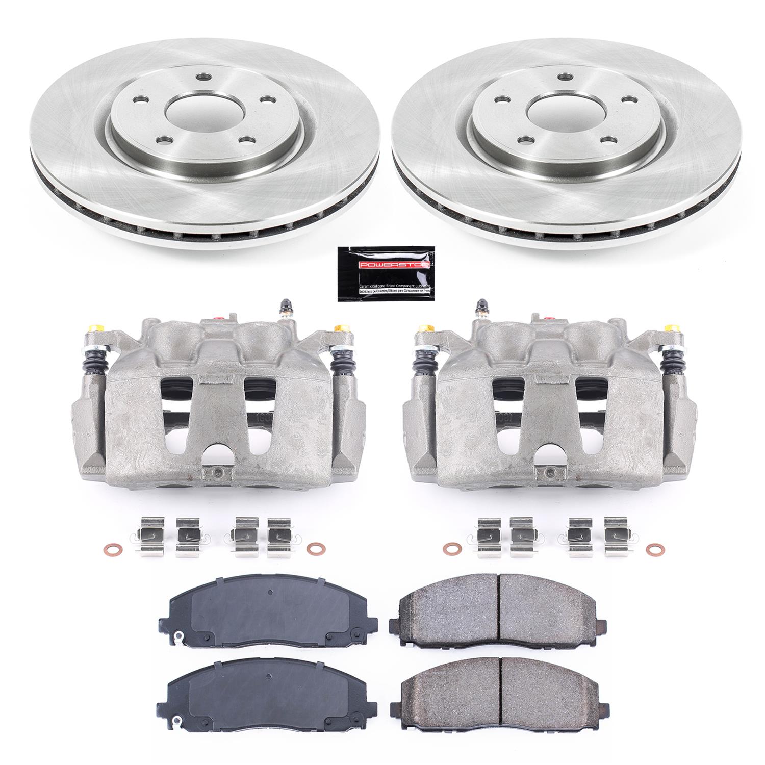 Power Stop 12-20 Dodge Journey Front Autospecialty Kit w/Cals (2x psbAR83081, 1x psbL5402A, 1x psbL5403A, 1x psb16-1589) thumbnail 2