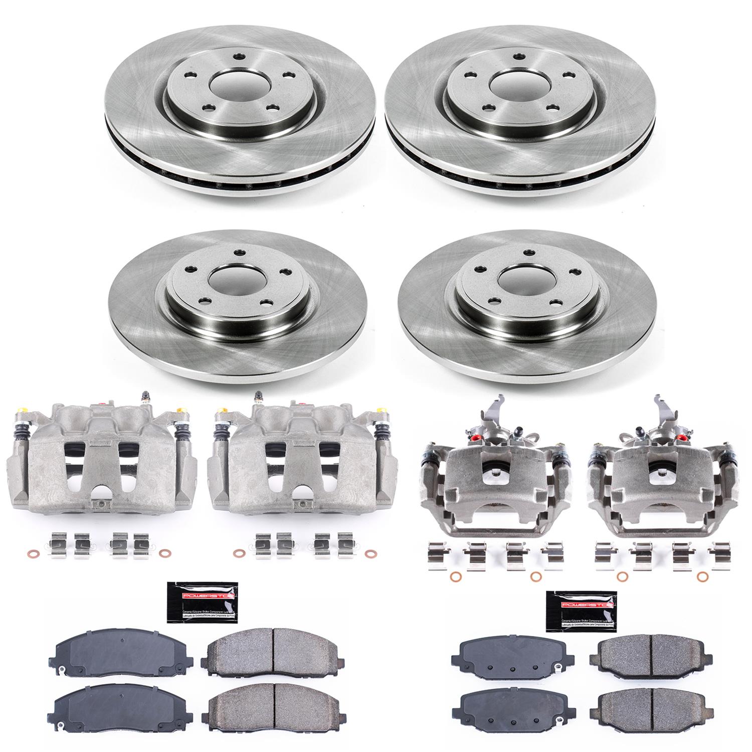 Power Stop 12-20 Dodge Journey Front & Rear Autospecialty Kit w/Cals (Bundled Kit) thumbnail 2
