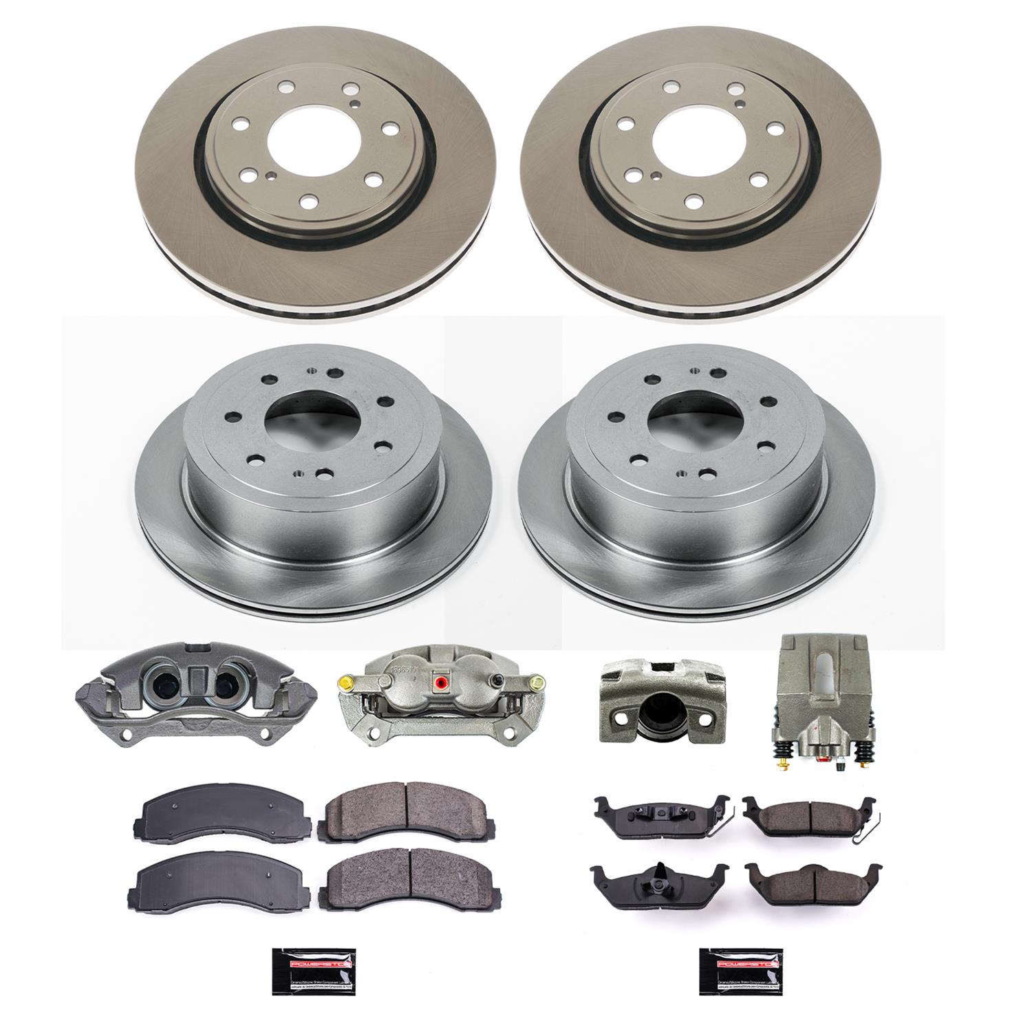 Power Stop 10-11 Ford F-150 Front & Rear Autospecialty Kit w/Cals (Bundled Kit) thumbnail 2
