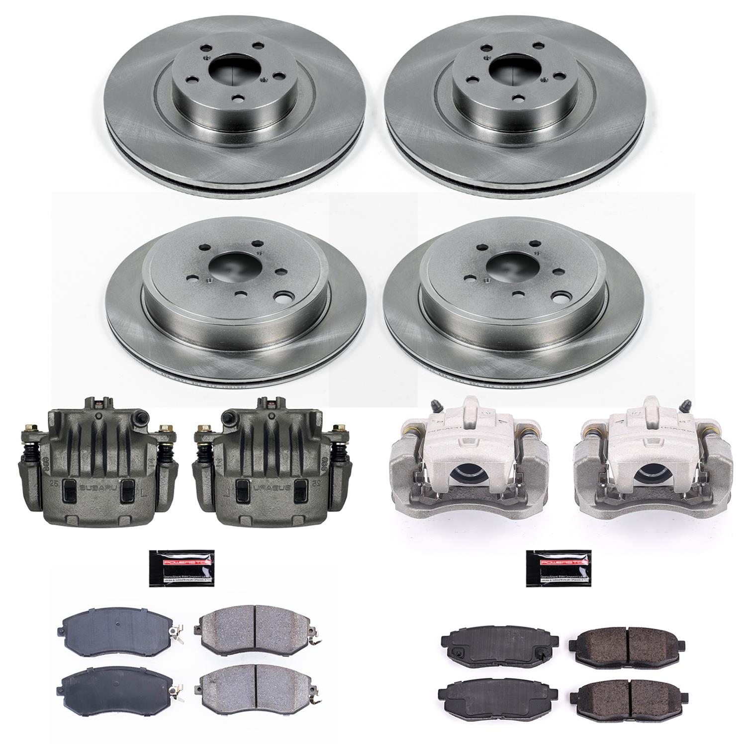 Power Stop 13-16 Scion FR-S Front & Rear Autospecialty Brake Kit w/Calipers (1x psbKCOE6082A, 1x psbKCOE5883) thumbnail 2