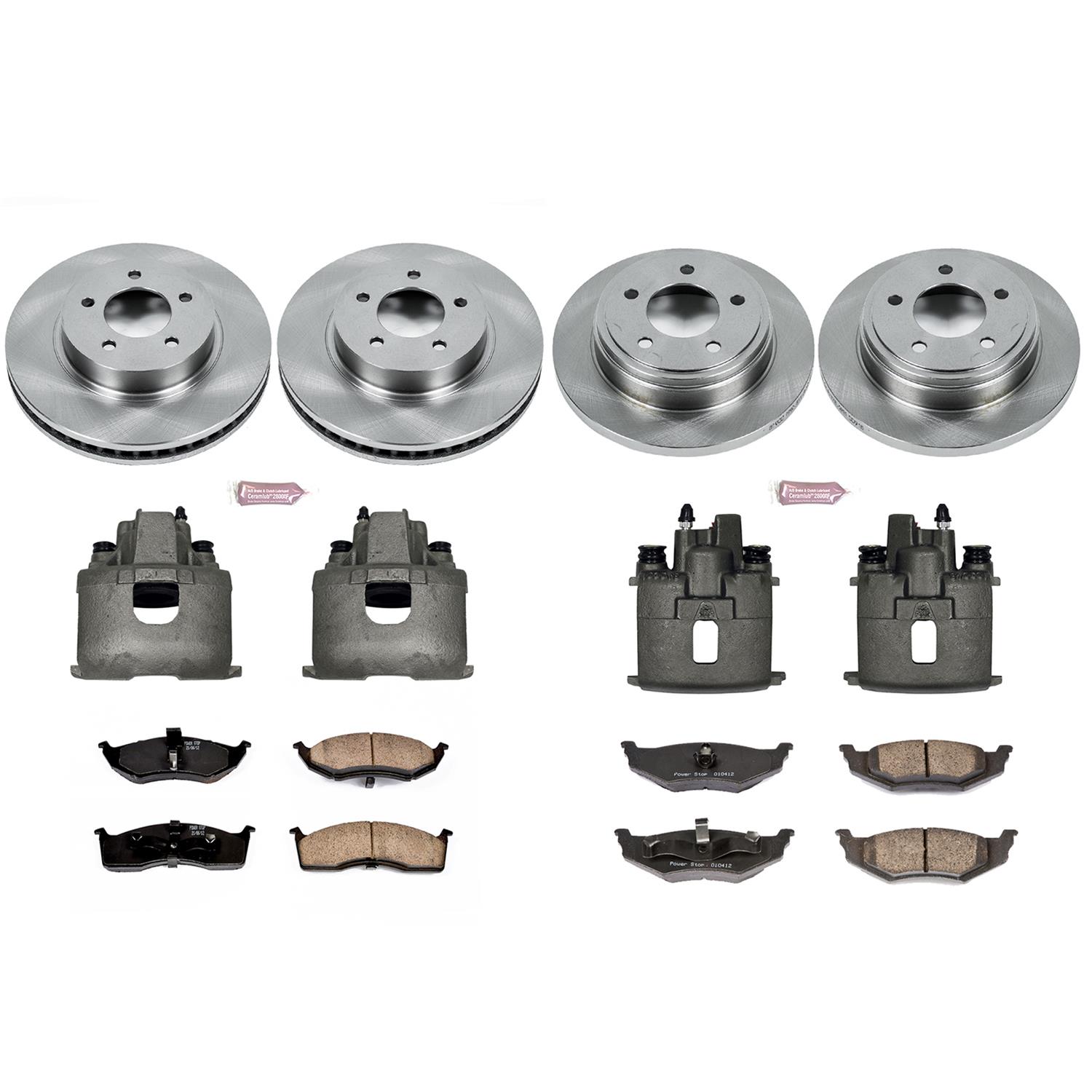 Power Stop 98-04 Chrysler Concorde Front & Rear Autospecialty Brake Kit w/Calipers (1x psbKCOE1694, 1x psbKCOE6263) thumbnail 2