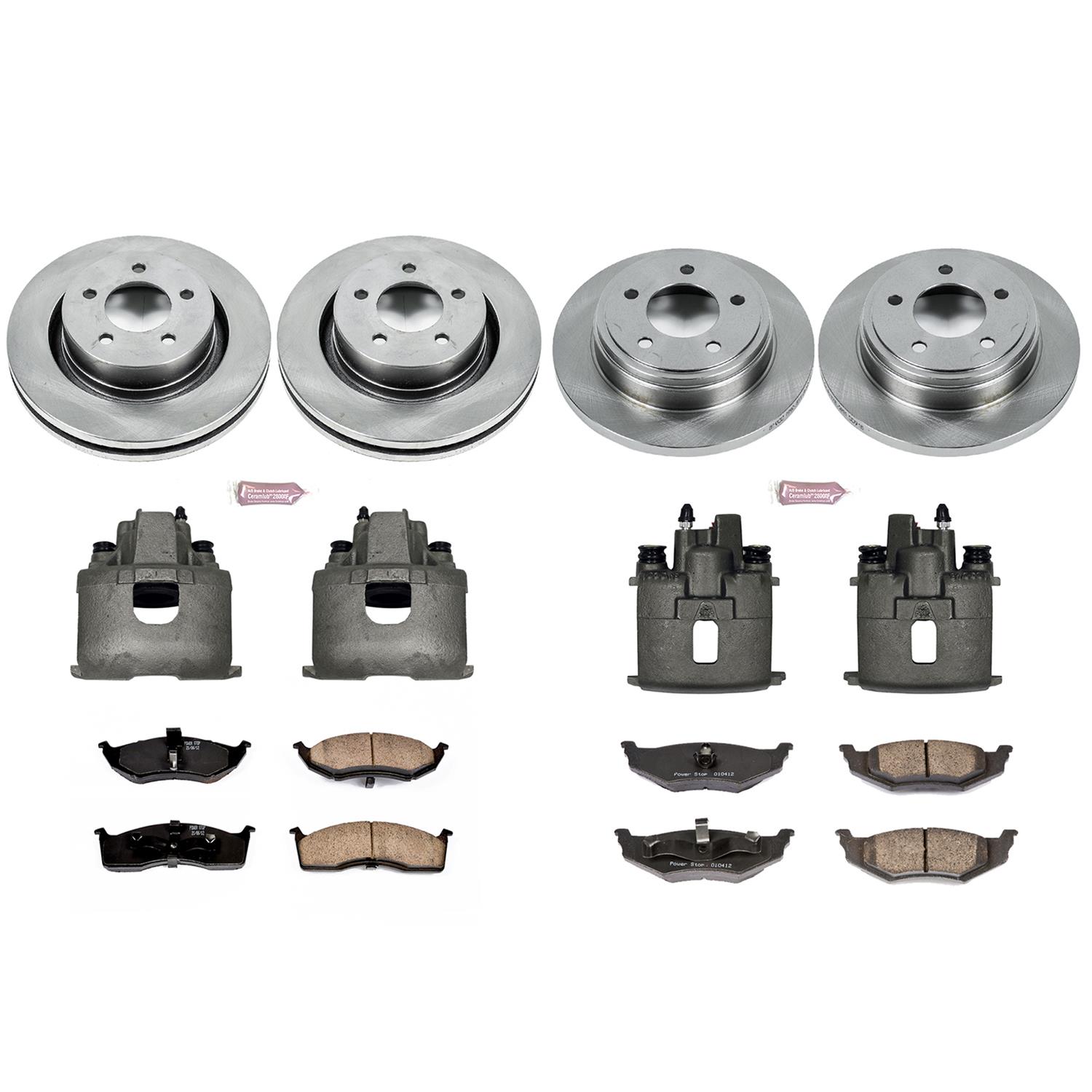 Power Stop 00-04 Chrysler Concorde Front & Rear Autospecialty Brake Kit w/Calipers (1x psbKCOE6179, 1x psbKCOE6263) thumbnail 2