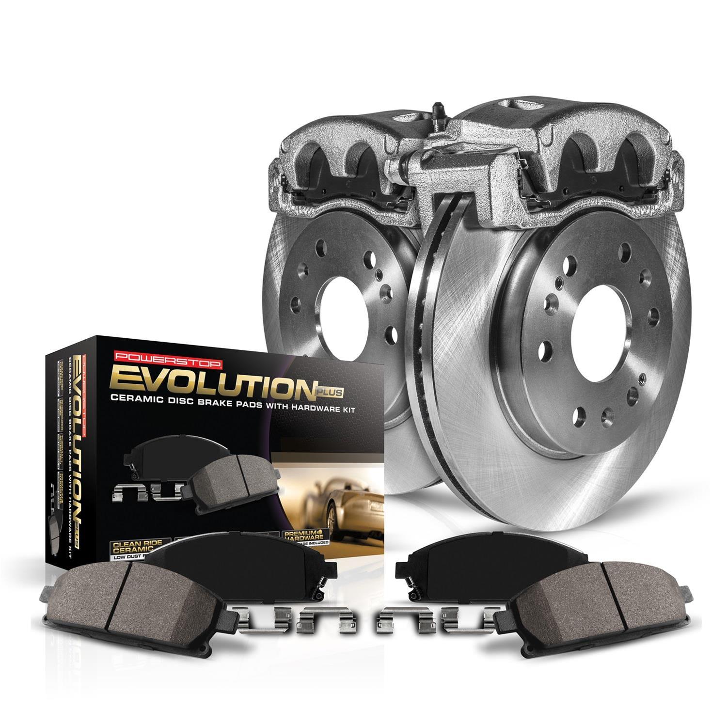 Power Stop Z17 Evolution Plus Pastiglie Freno In Ceramica – Bassa Polvere, Hardware Incluso, Adatte Per Auto (modello 17-1393) - 5