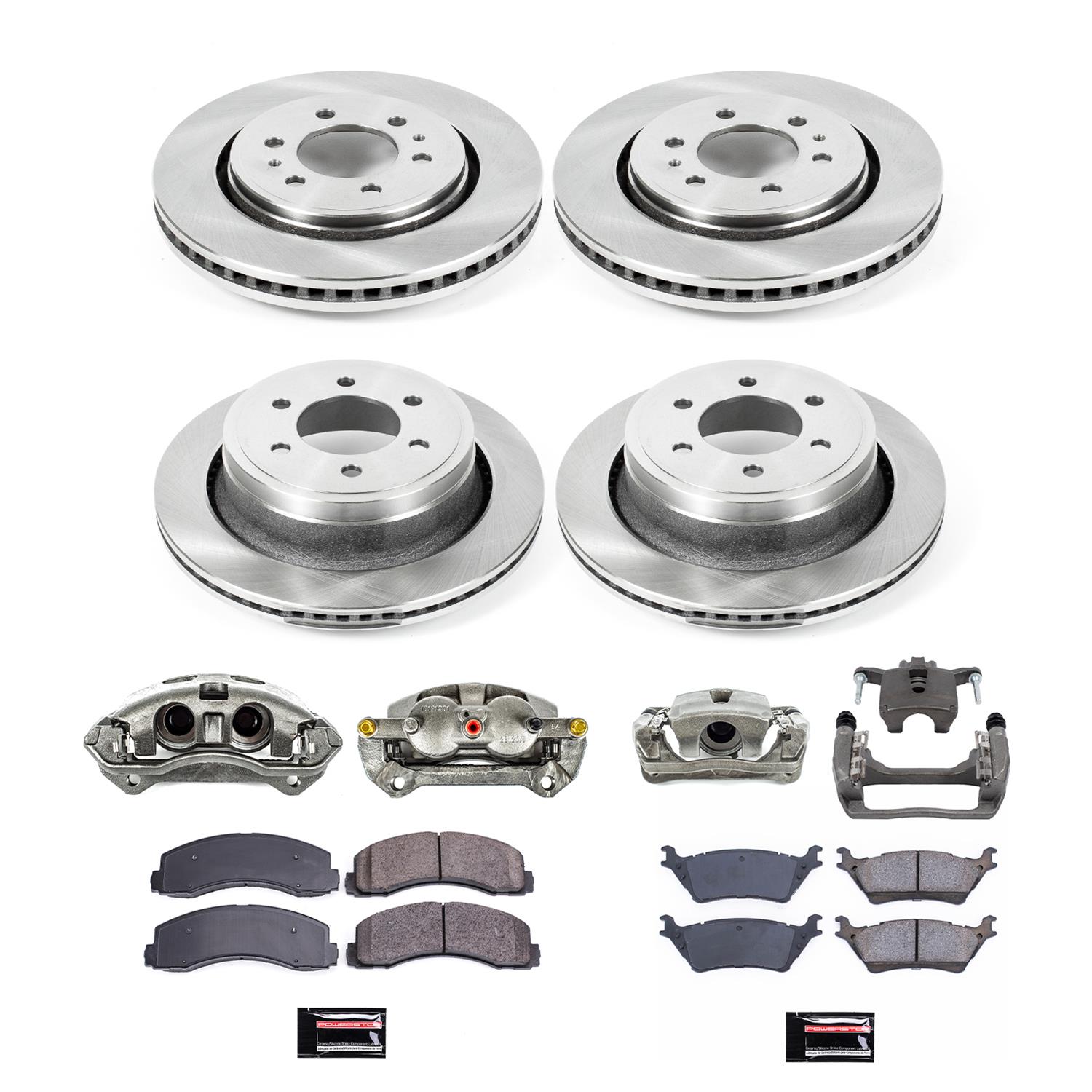 Power Stop 12-18 Ford F-150 Front & Rear Autospecialty Kit w/Cals (Bundled Kit) thumbnail 2