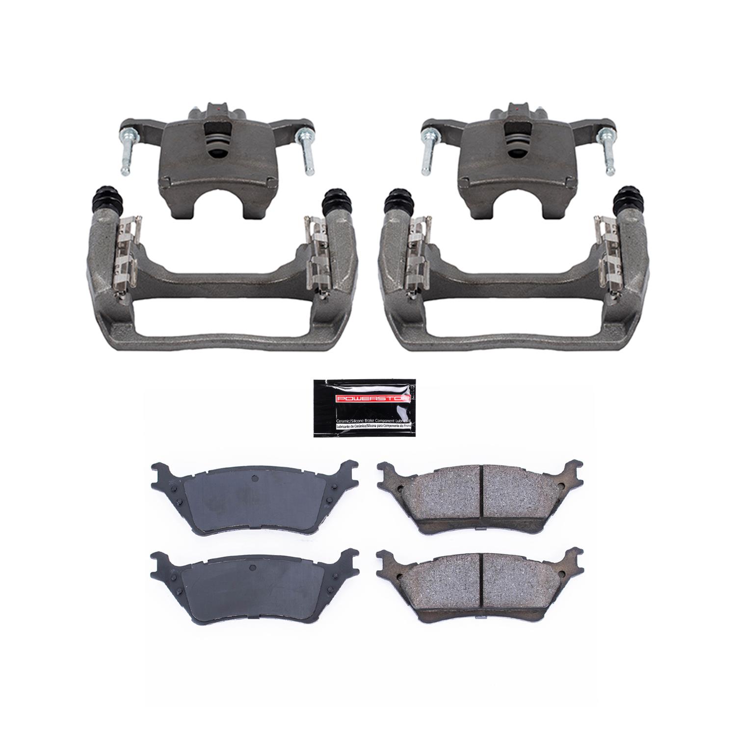 Power Stop 12-14 Ford F-150 Rear Autospecialty Kit w/Cals (2x psbAR85147, 1x psbL5396, 1x psbL5397, 1x psb16-1602) thumbnail 2